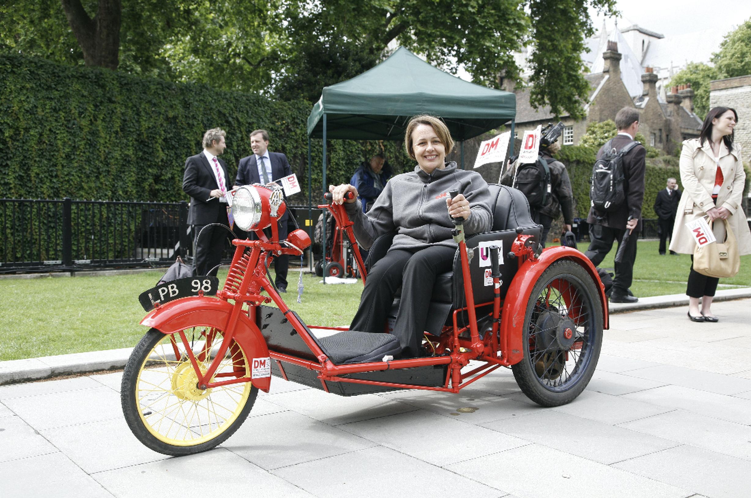 Baroness Tanni Grey-Thompson supporting the anniversary Alps Challenge