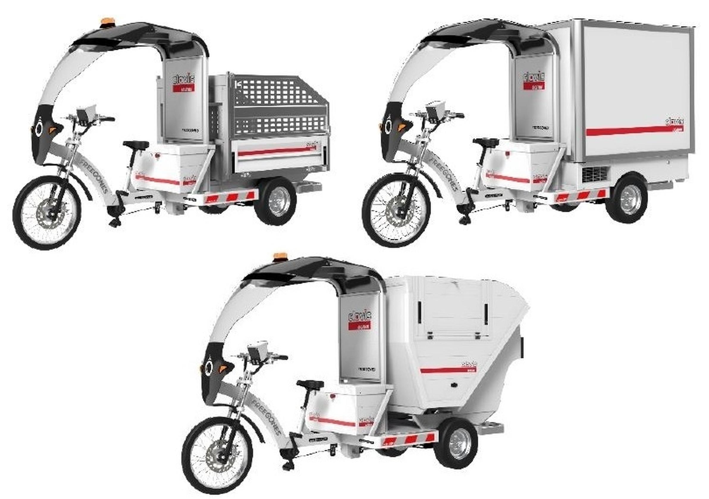 Kleuster Freegônes professional e-cargo bikes