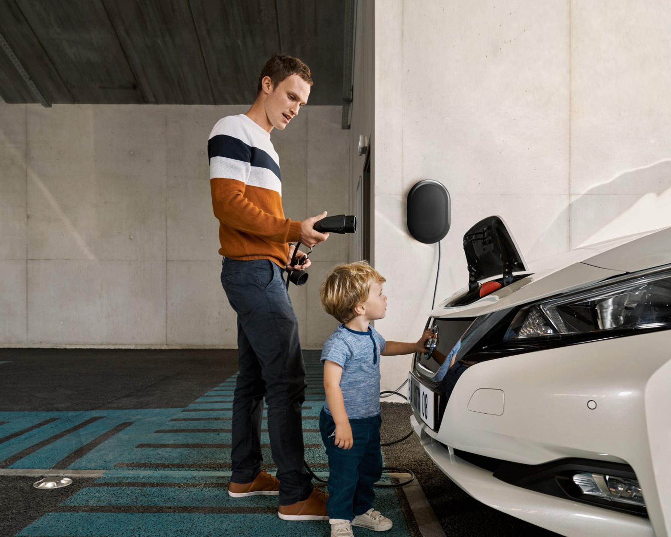 Nissan`s home charger offer is being run in conjunction with E.ON Drive and Pod Point