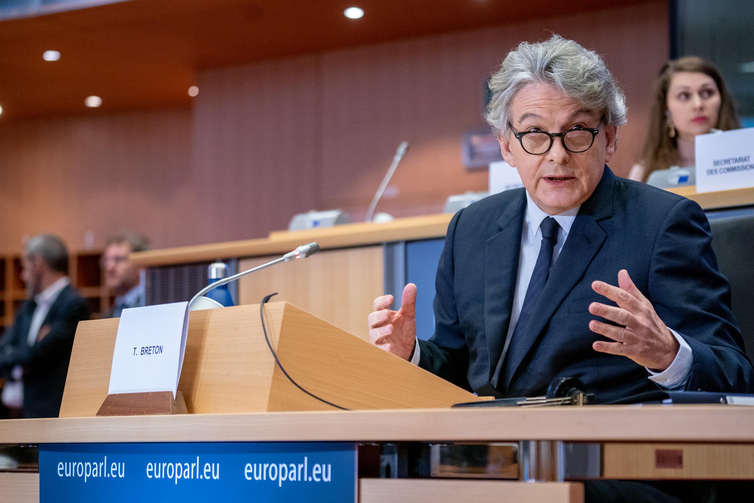 Thierry Breton, commissioner for Internal Market