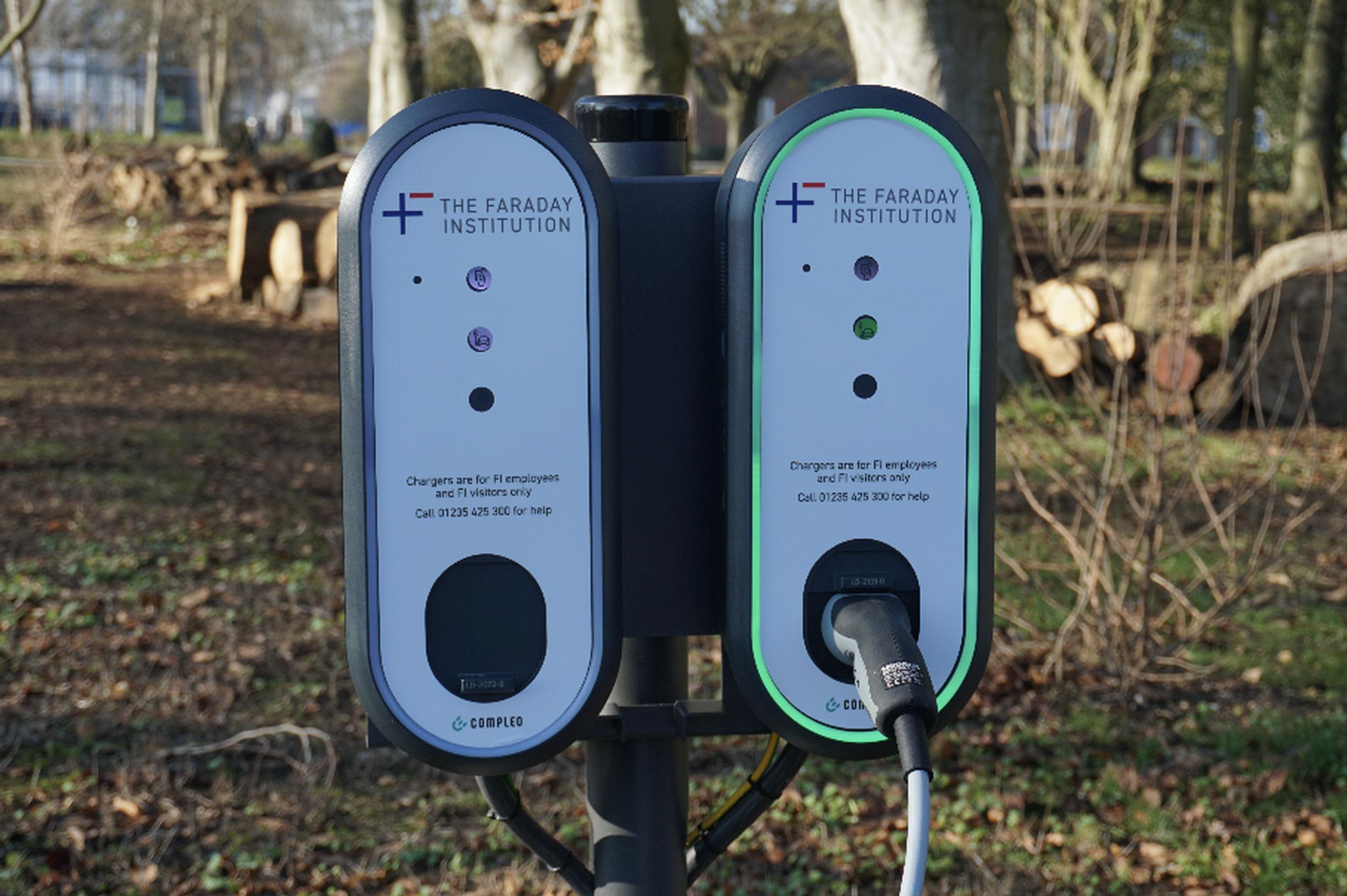 Compleo installs EV chargers at the Faraday Institution