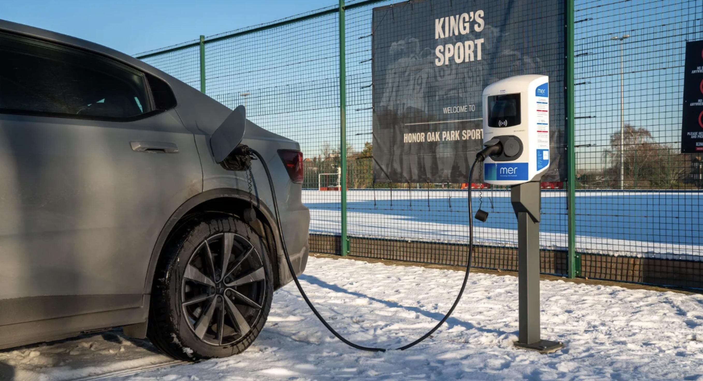 EV charging at Kings College