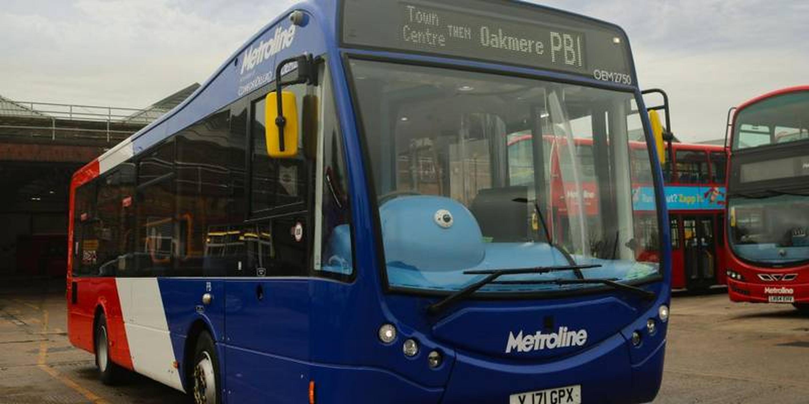 A Metroline electric bus