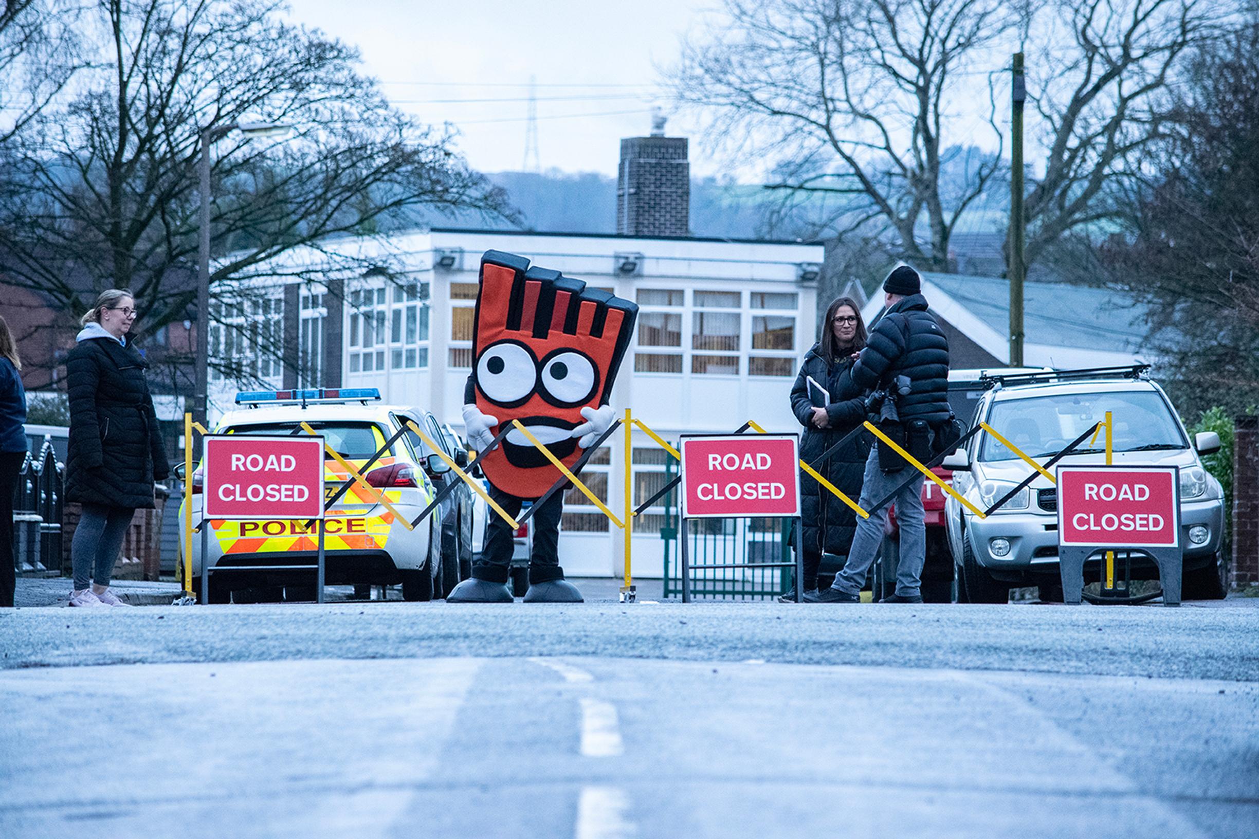 Launching the School Street at Guardian Angels Primary School in Bury