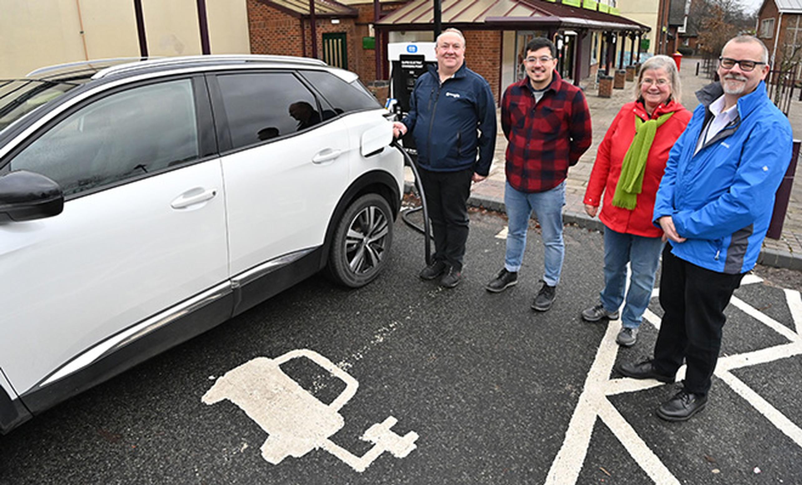 The new charger on Shenley Lane