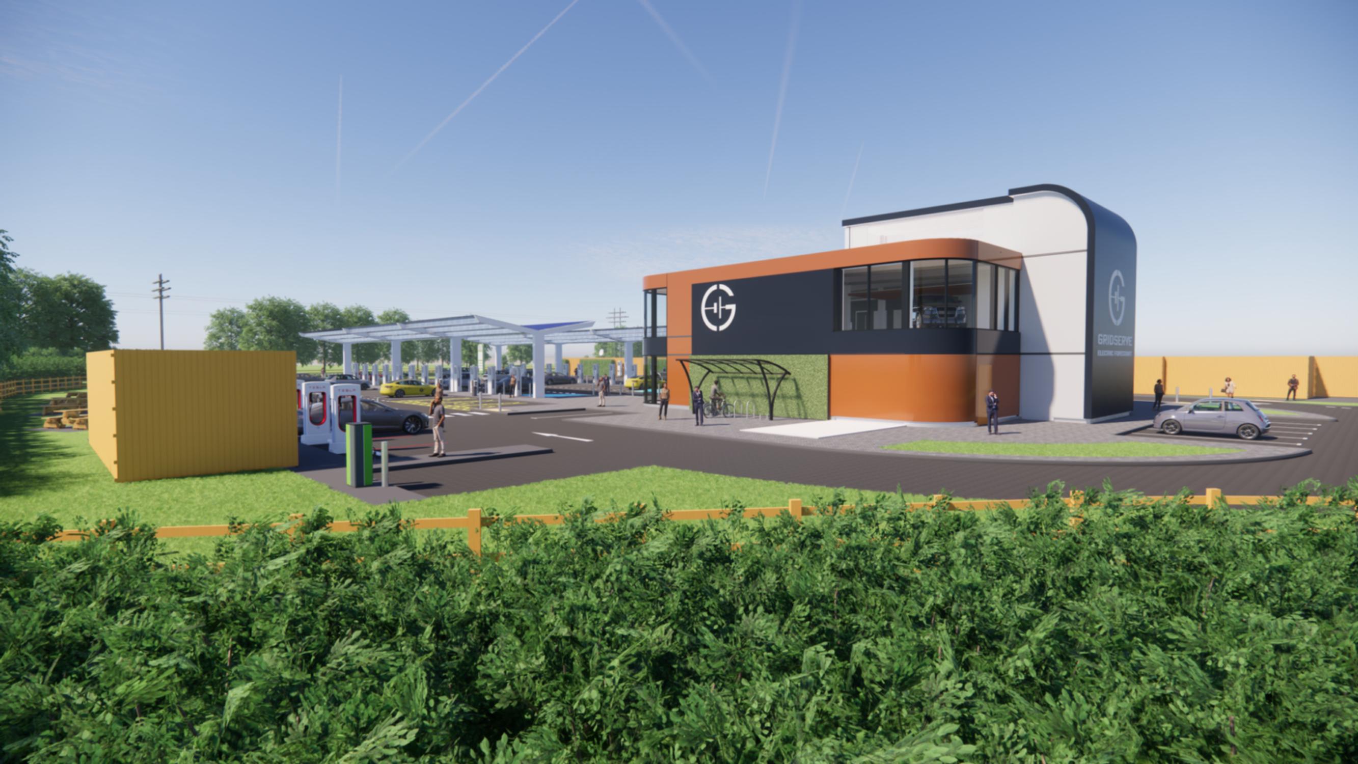 The planned Nevendon Electric Forecourt