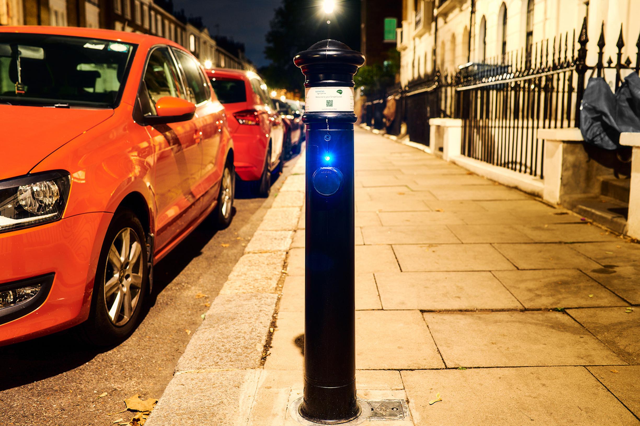 A Ubitricity charger in Westminster