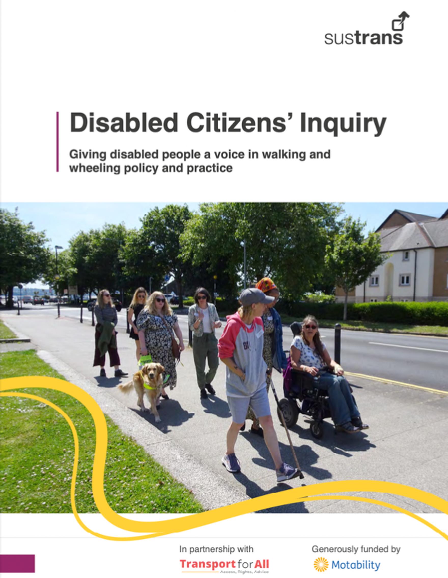 Measures needed to enable disabled people to access local streets, inquiry finds