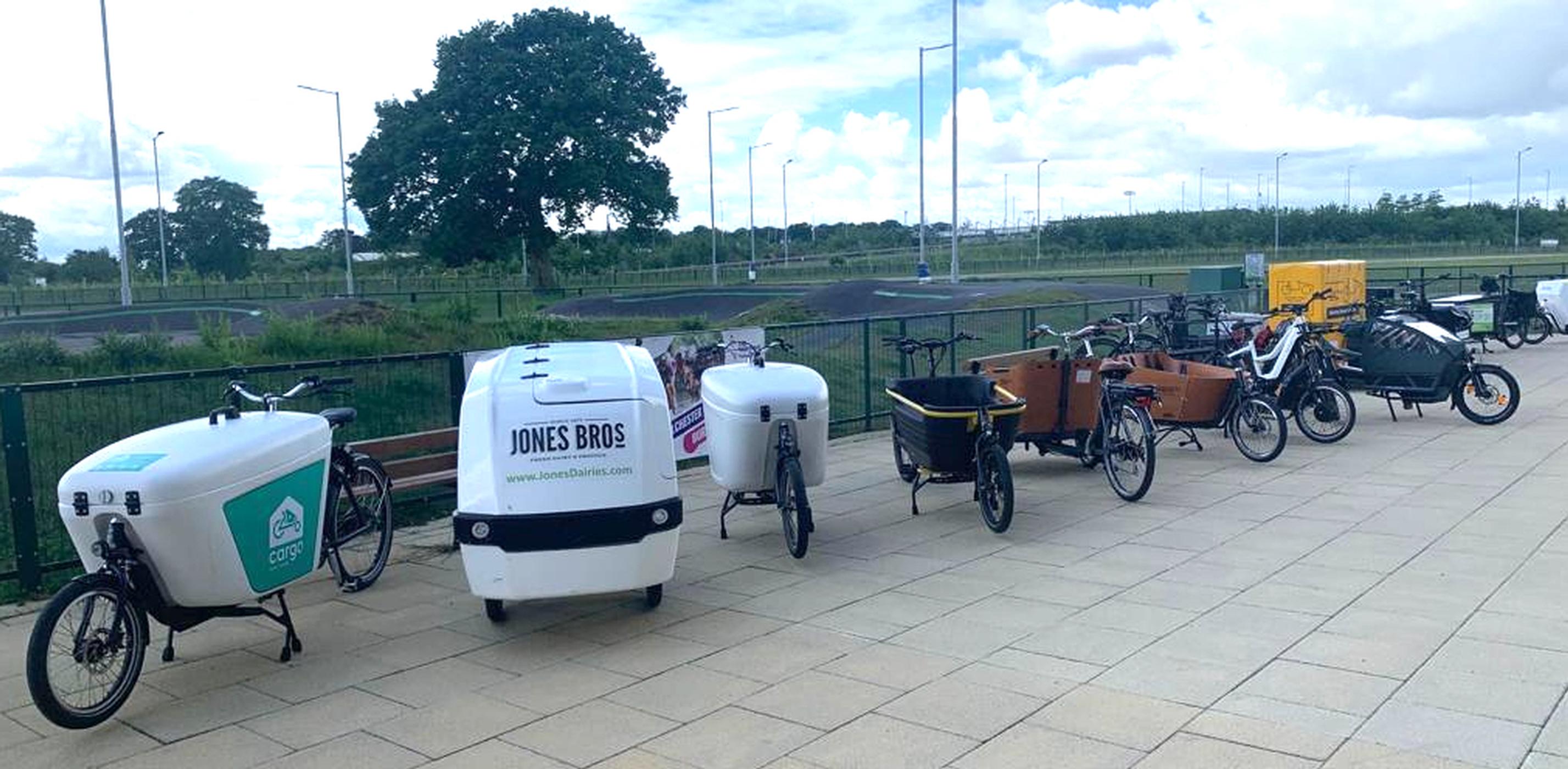 Cargo bikes come in all shapes and sizes