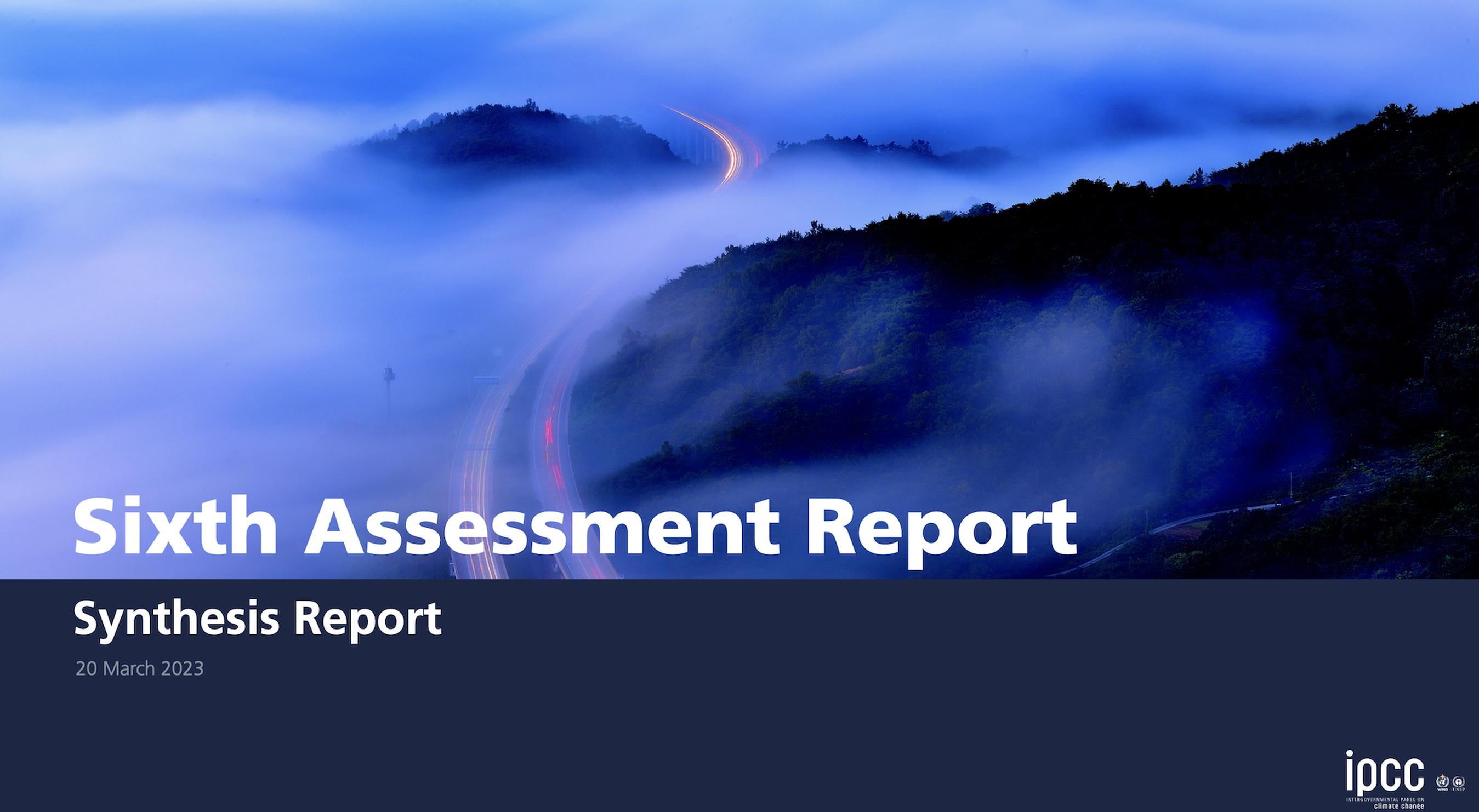 The IPCC’s AR6 Synthesis Report