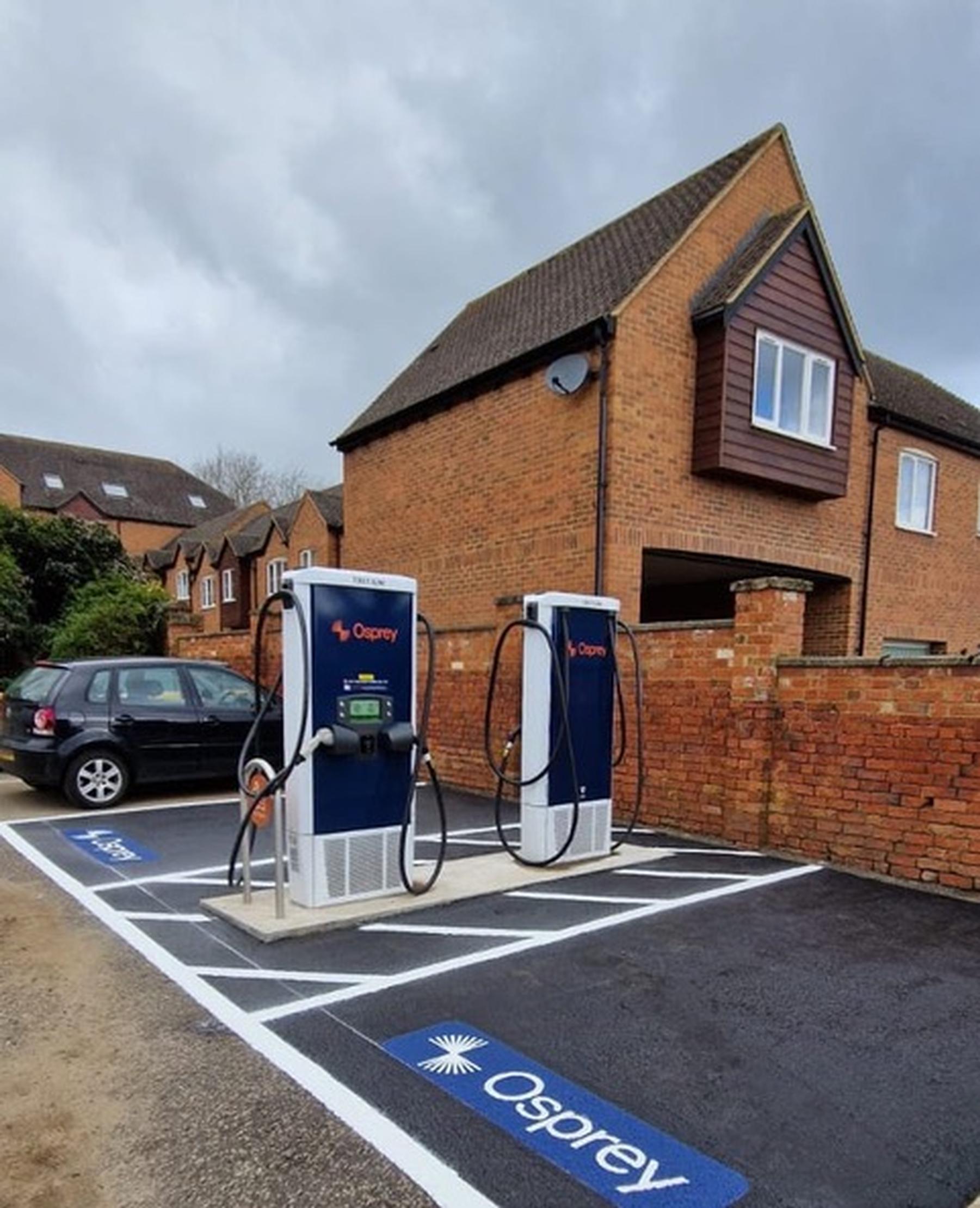 Rapid charging at the Heart of England pub