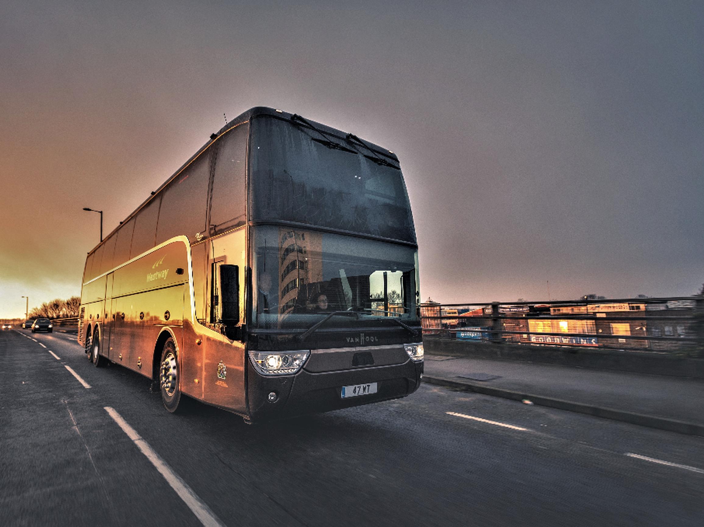 A WestWay Coach vehicle