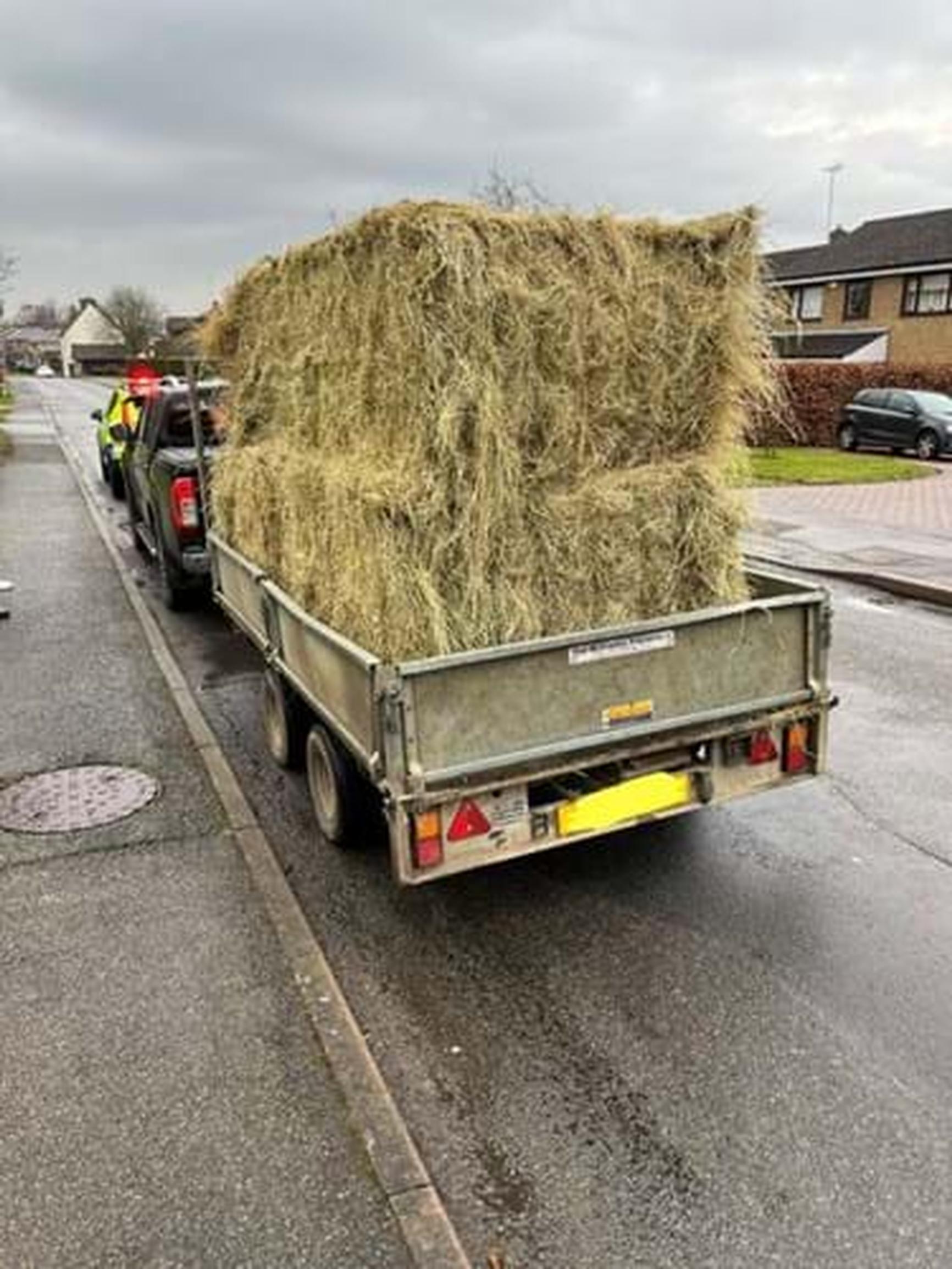 Derbyshire Police stopped this insecure load during Operation Freeway