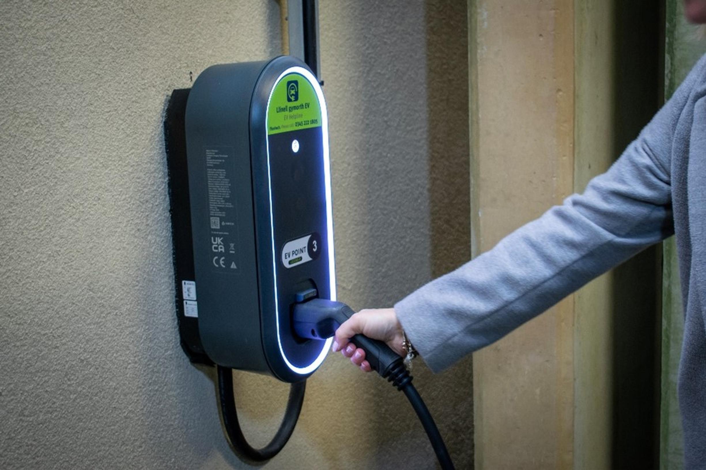 An APCOA chargepoint