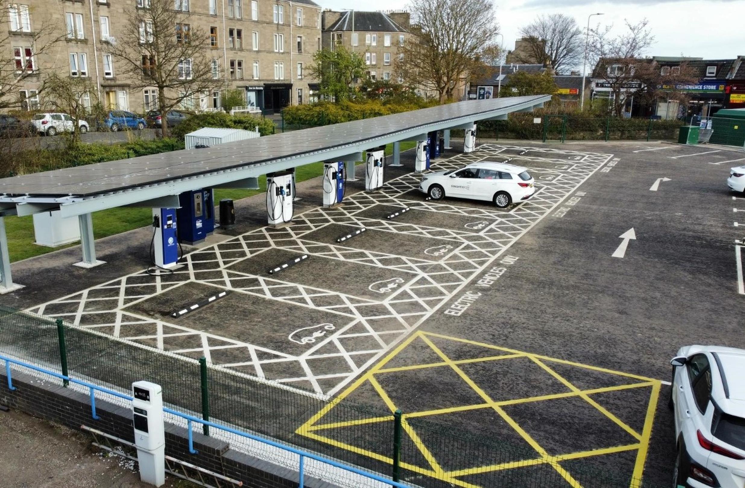 The Clepington Road EV Charging Oasis