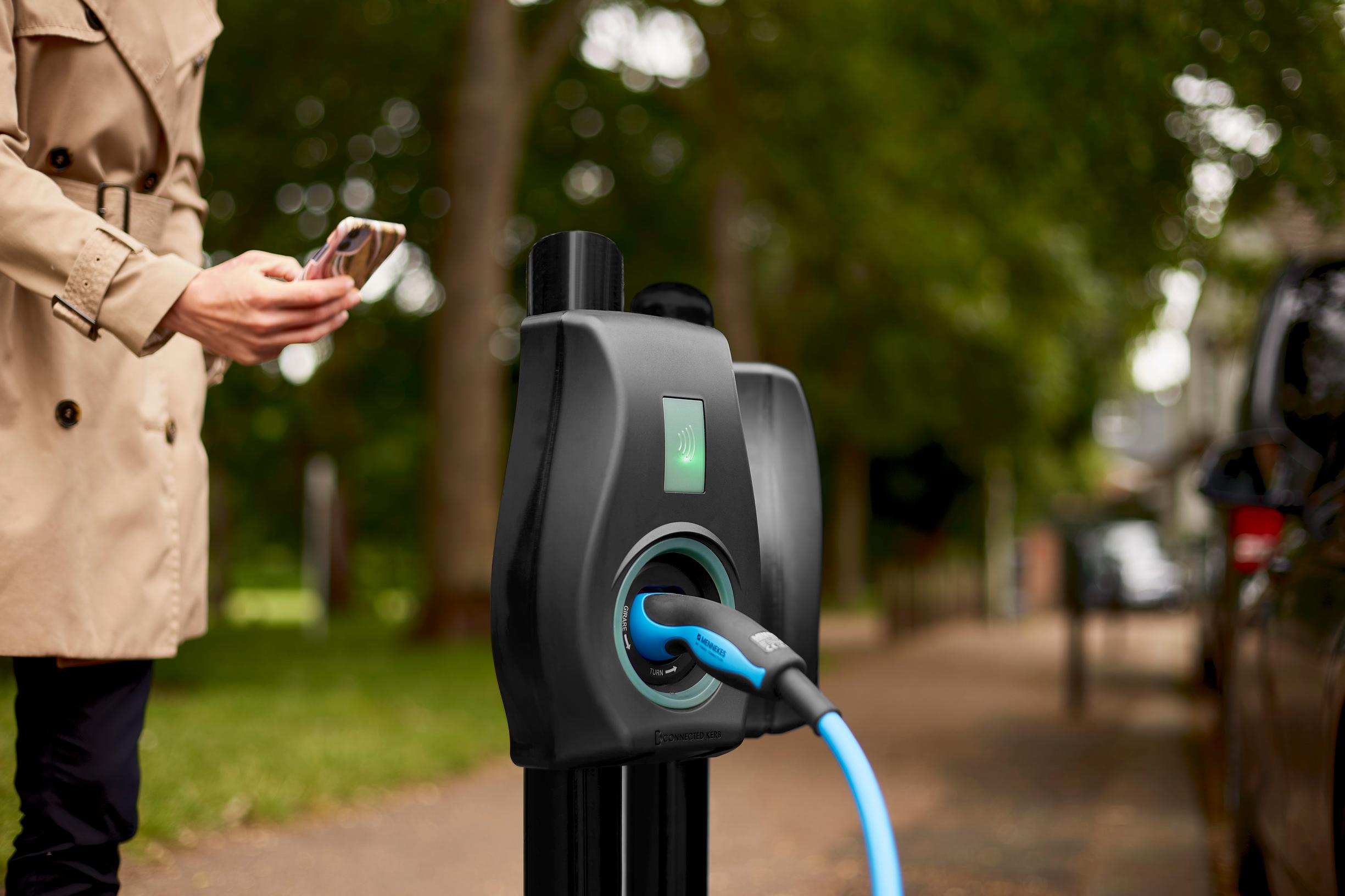 Connected Kerb charging point
