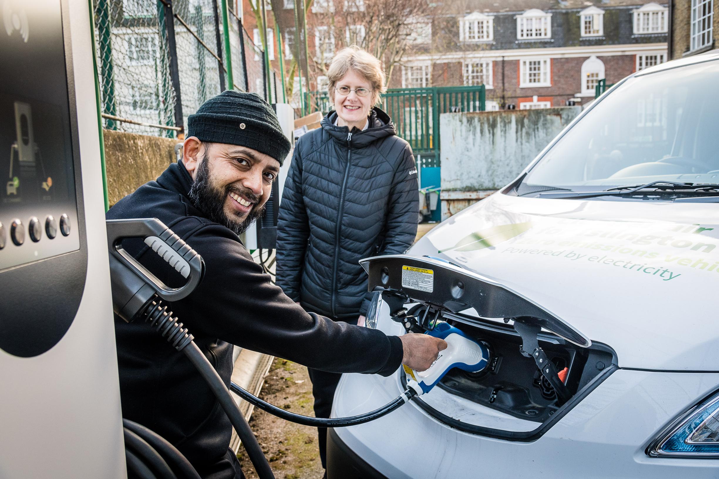 Rowena Champion (right): The changes that we’ve made – including our bold, pioneering decision to introduce a hierarchical charging system for electric vehicles – ensure that parking charges more accurately reflect the pollution they create