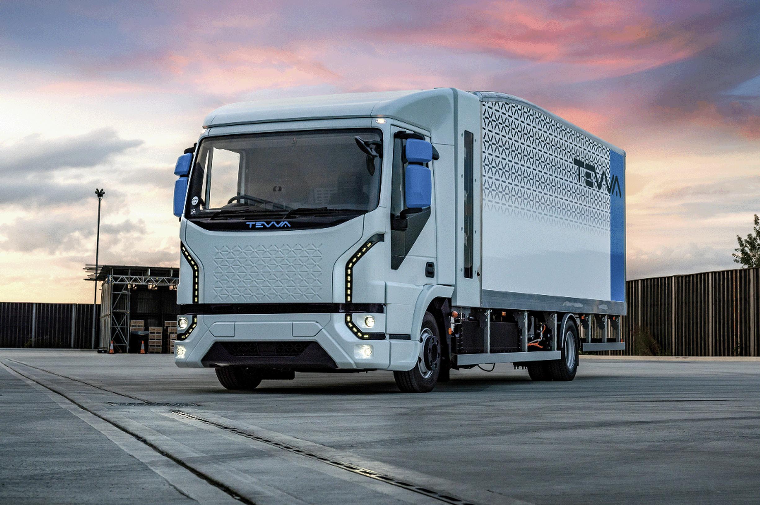 A Tevva hydrogen-electric truck