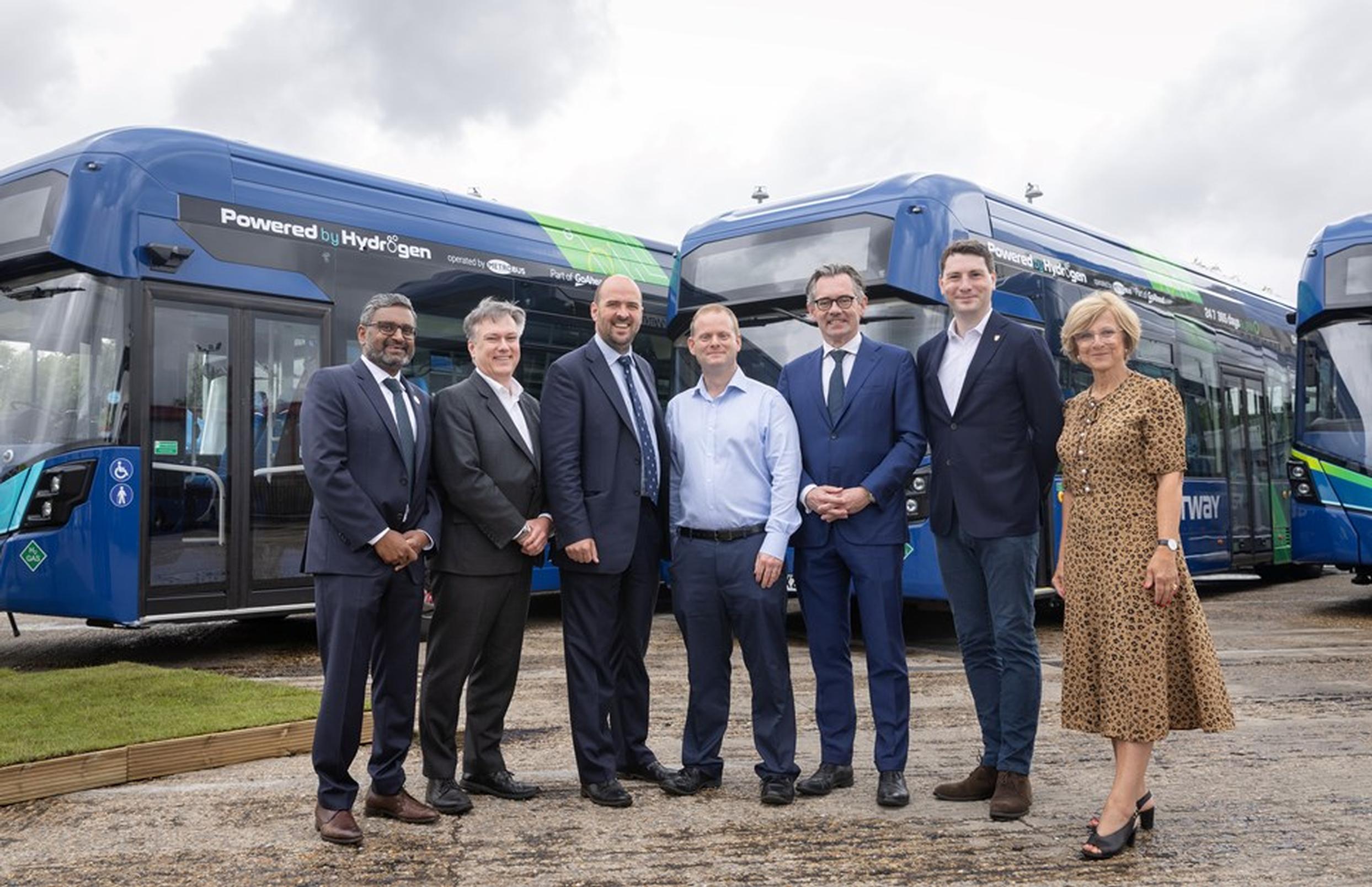 Unveiling the Go-Ahead hydrogen bus fleet in Surrey
