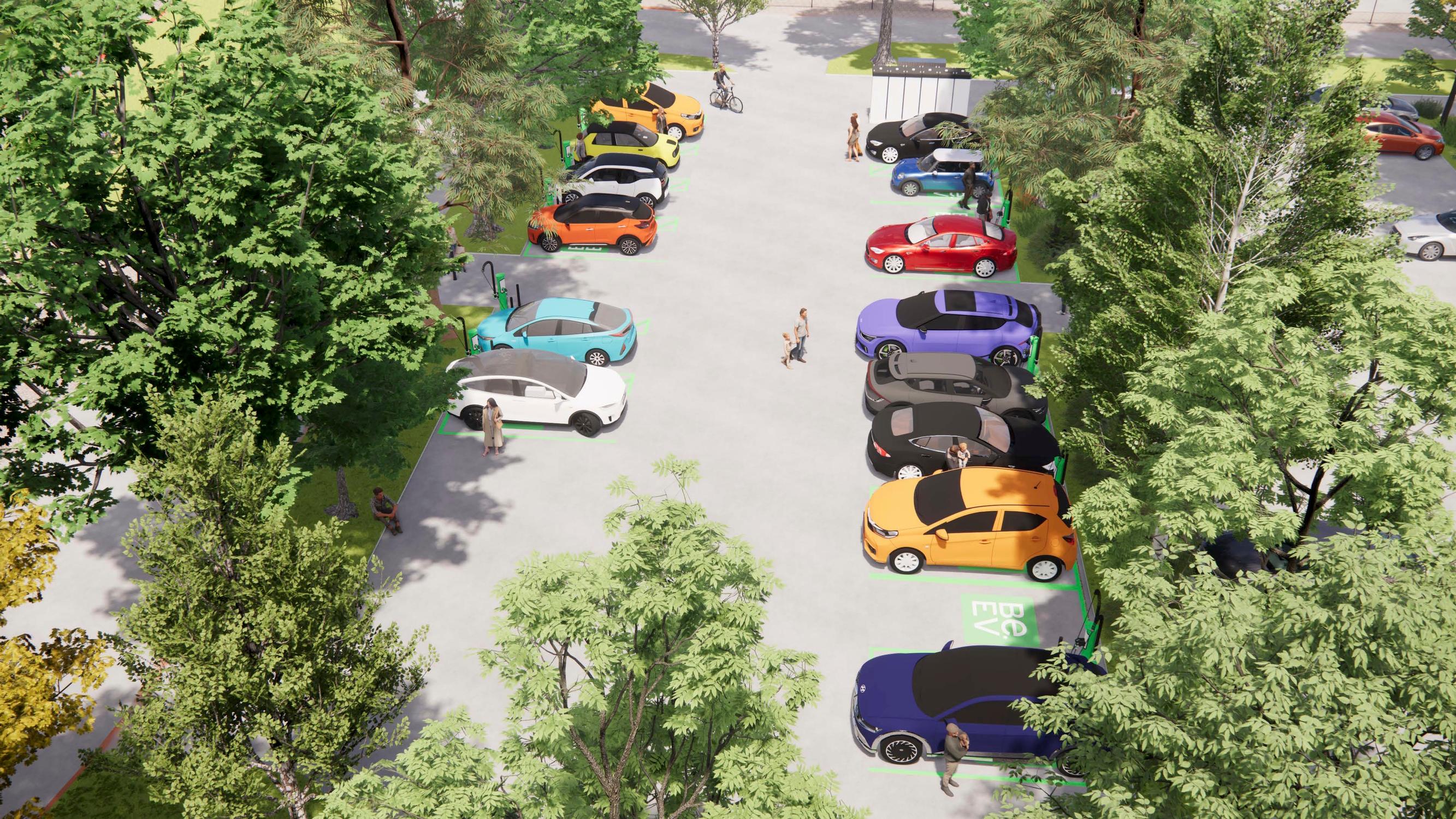 Design for the Sale Water Park charging hub