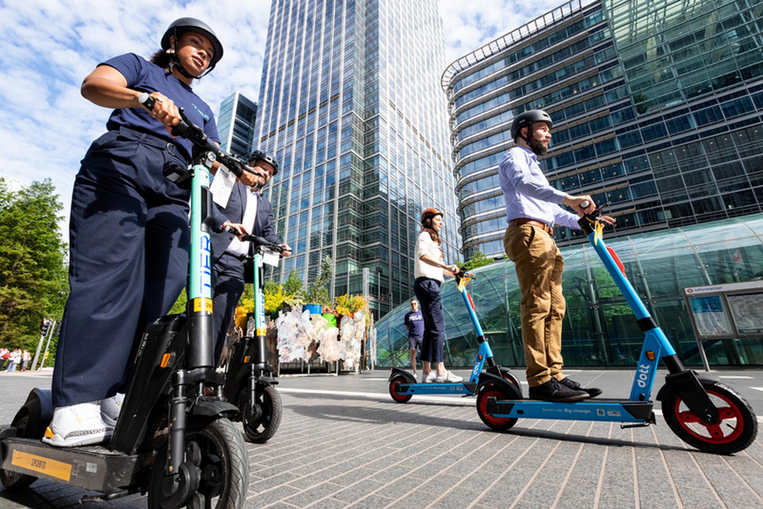 E-scooters in London