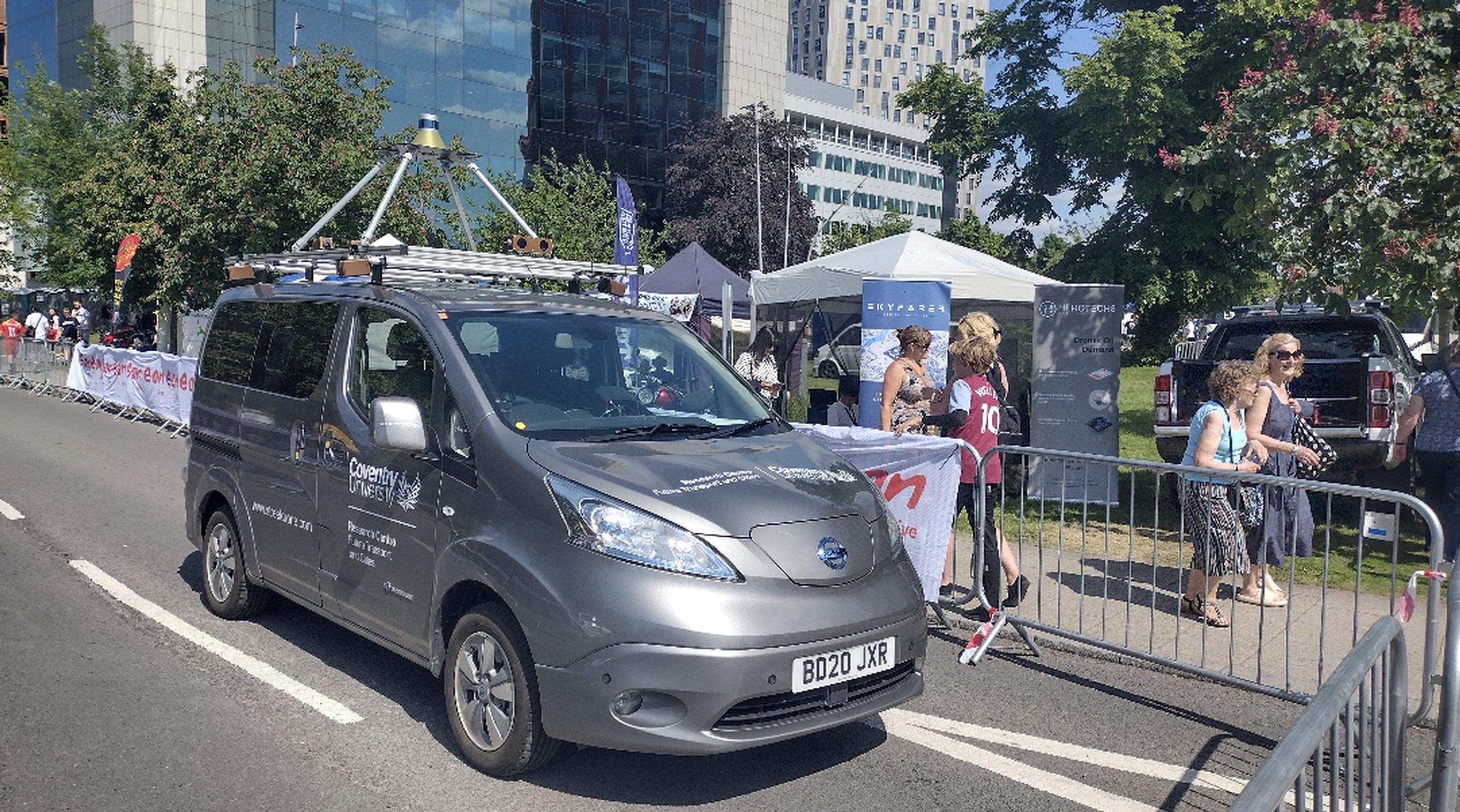 The Nissan ENV 200 is a fully battery and electric operated vehicle