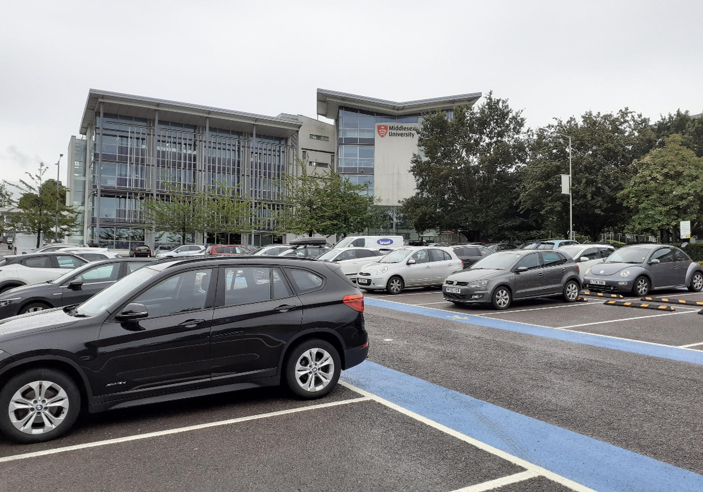 The Greyhound Hill car park