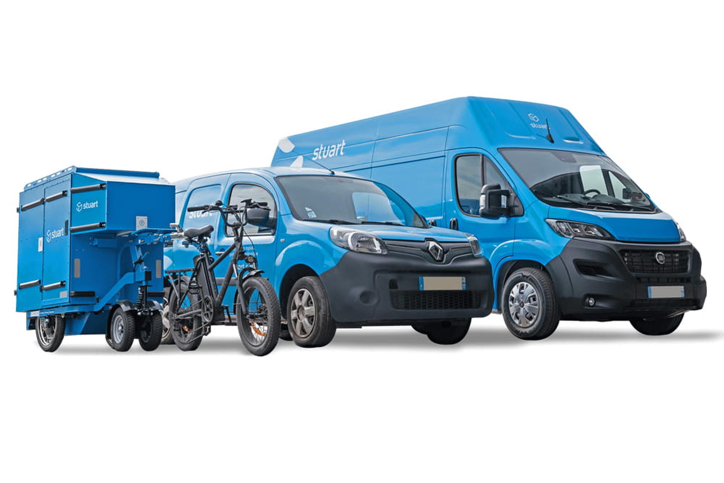 Stuart provides last mile delivery with a fleet of bikes and vans