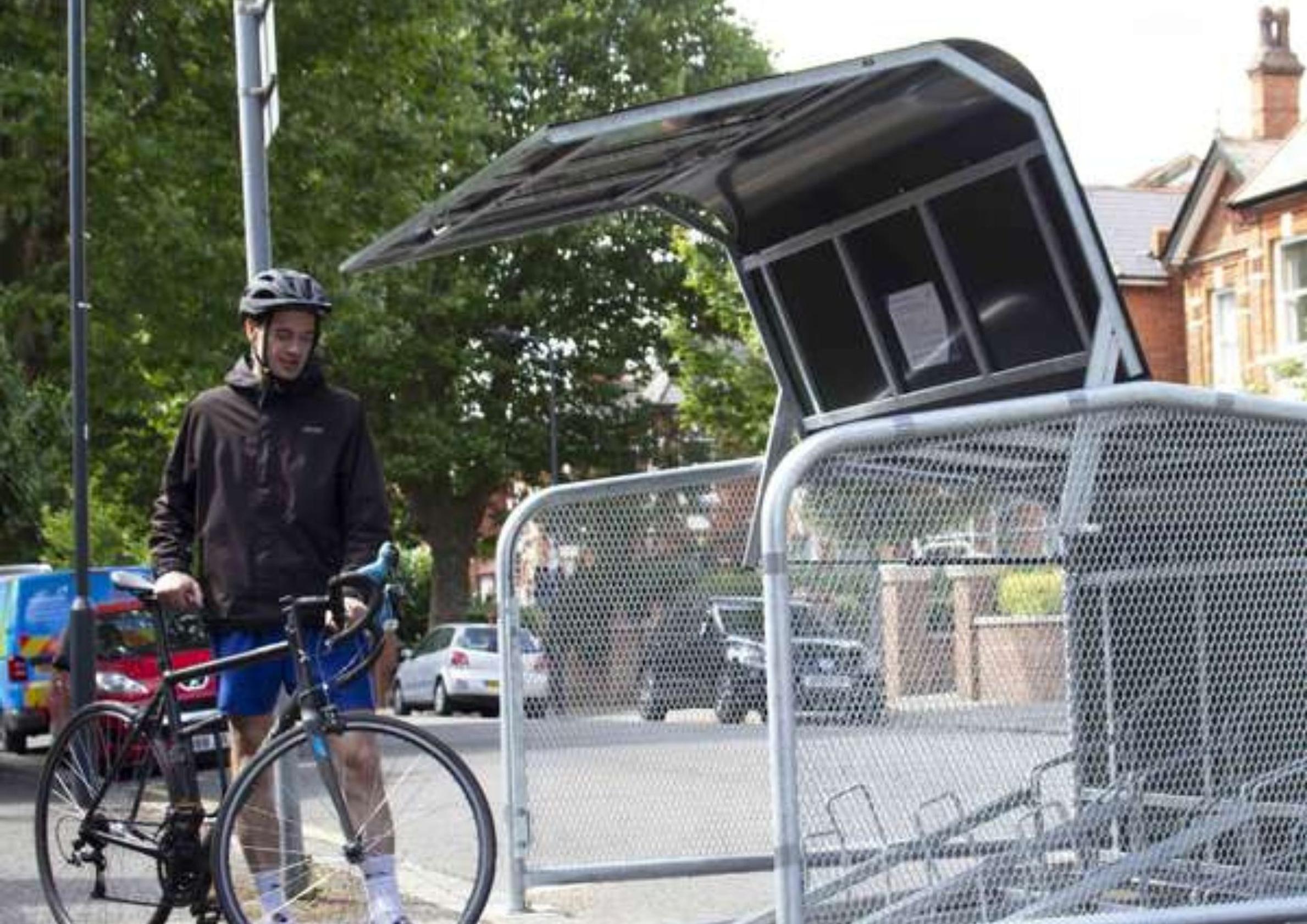 A Falco bike hangar