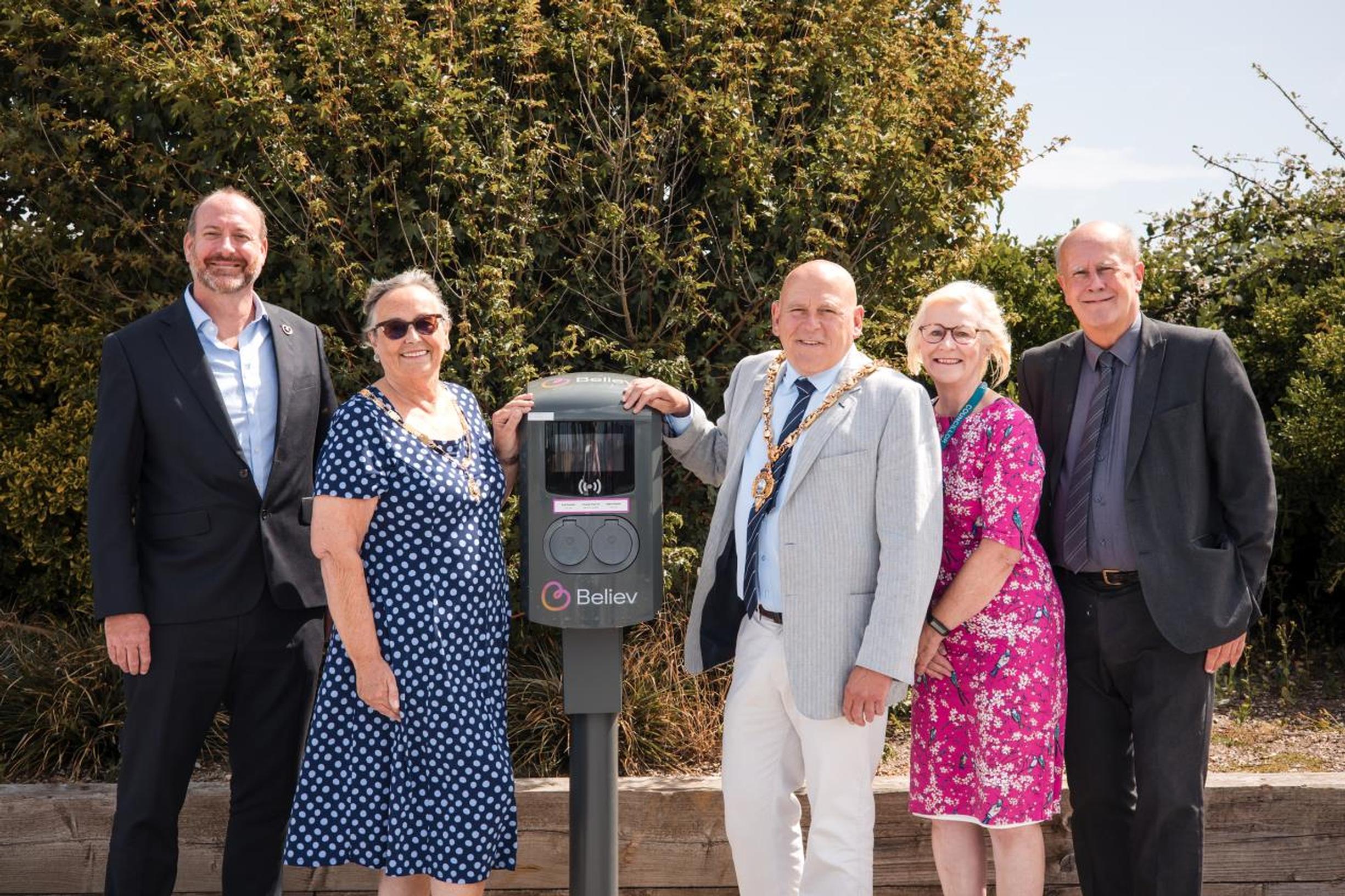 A mixture of fast and rapid chargepoints are being installed across seven council-owned car parks