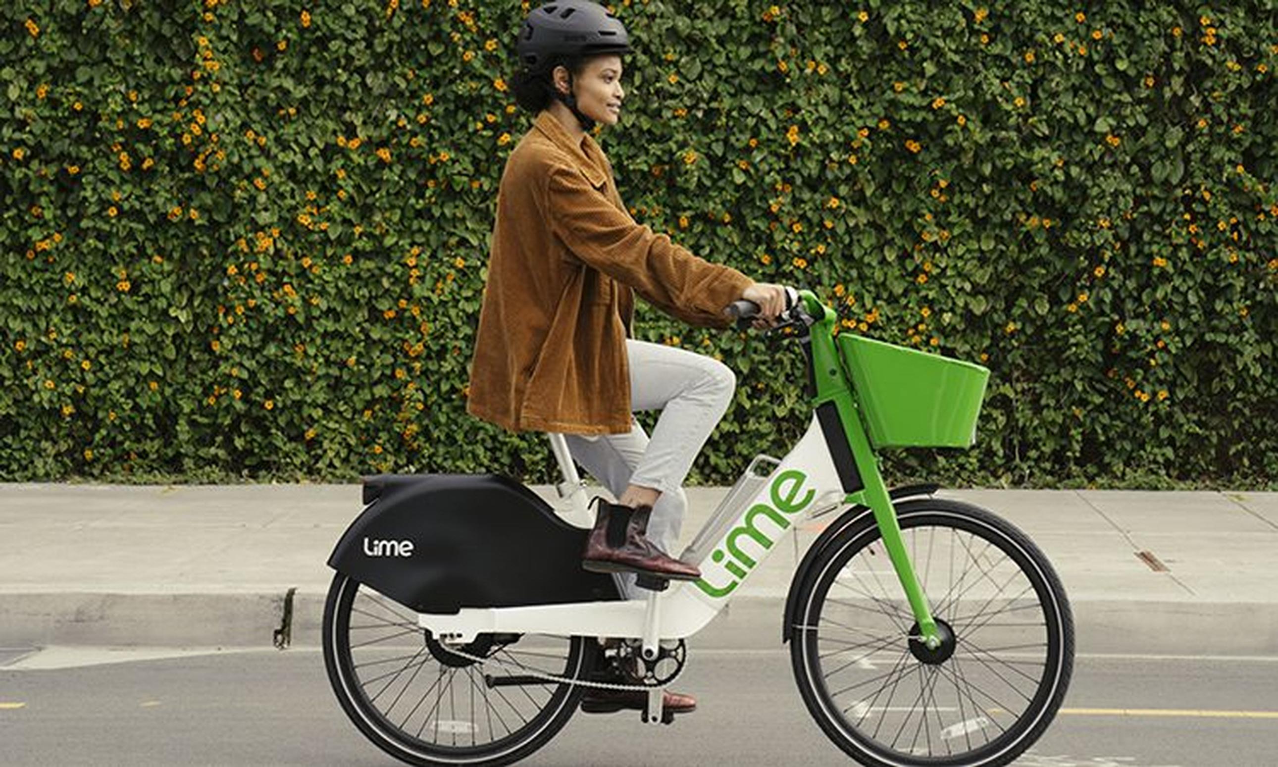 Lime bike rental shop