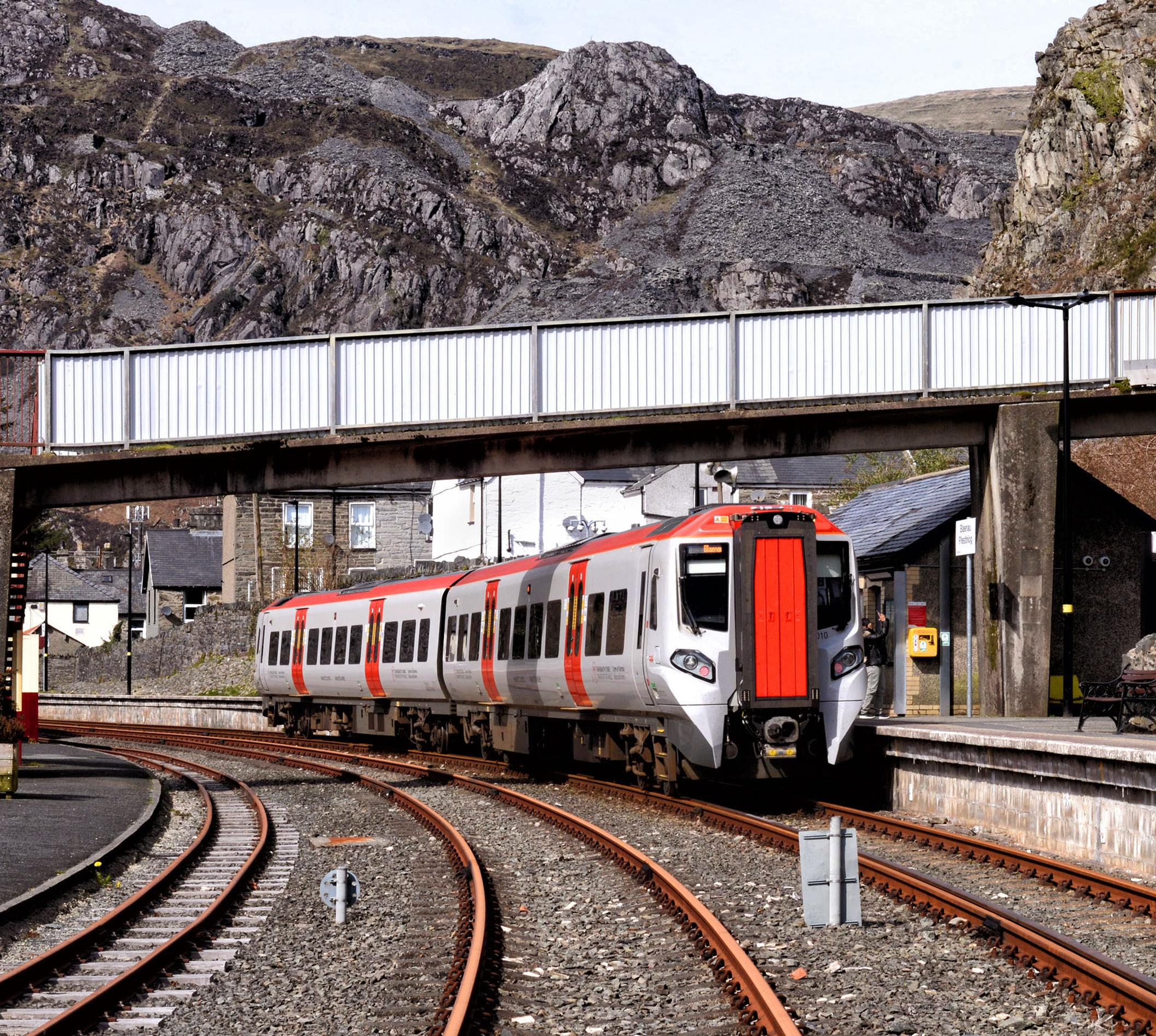 New trains, such as this one at Blaenau Ffestiniog, have increased TfW’s costs