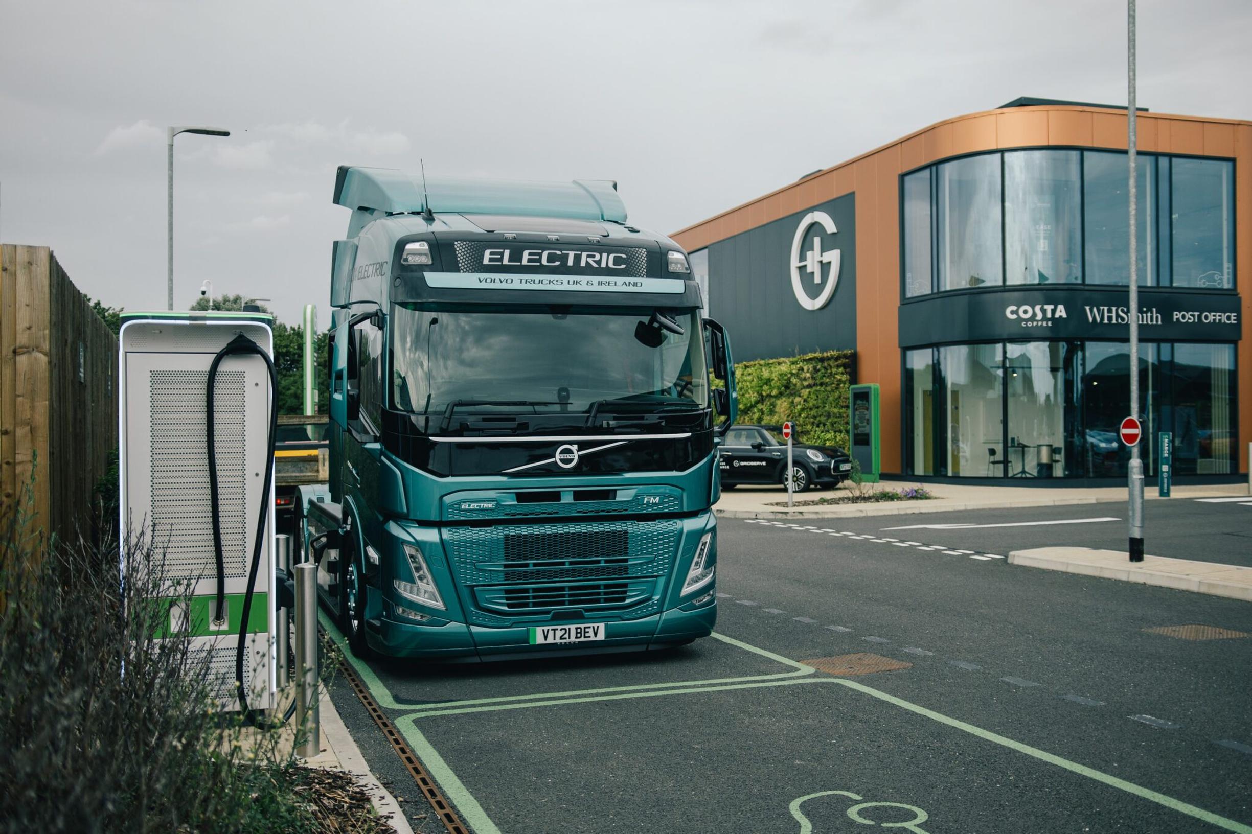 GRIDSERVE will deliver a charging network for battery electric HGVs as part of Electric Freightway project