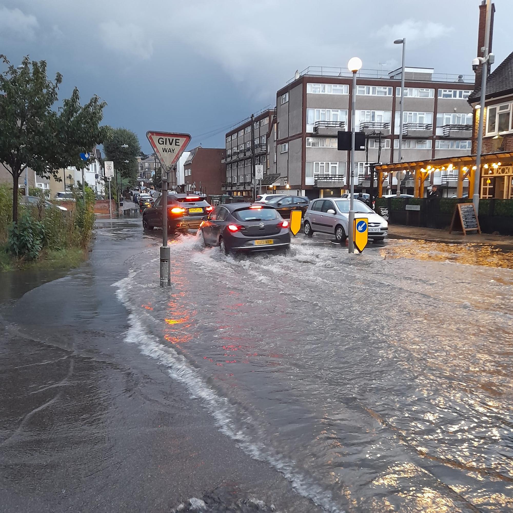 Already saturated streets have been hit by further flooding. PIC: Helen Taylor