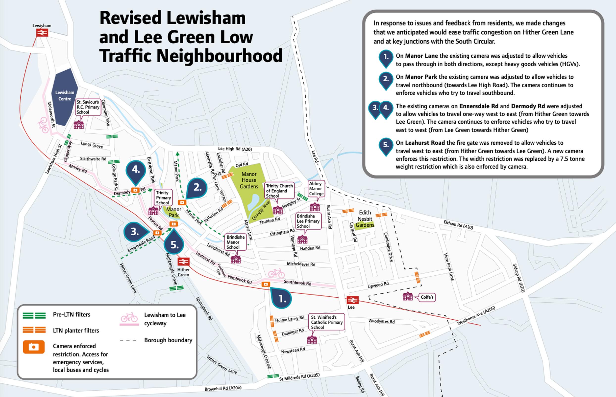 The Lewisham and Lee LTN was revised after resident feedback