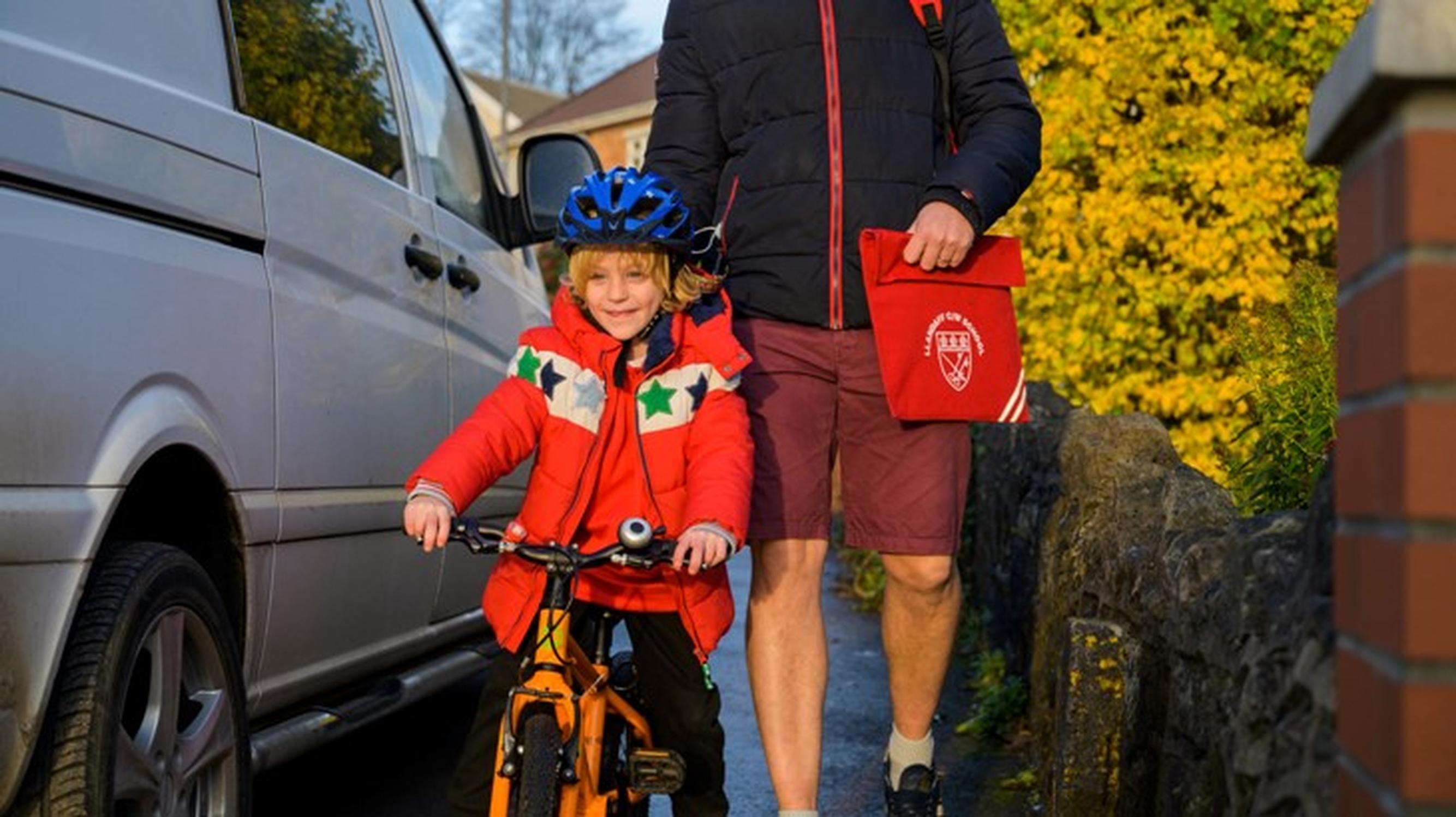 Pavement parking is particularly challenging for many disabled people, especially people with mobility, neurological or visual impairments, as well as children walking and in buggies (Credit: Jon Bewley/Sustrans)