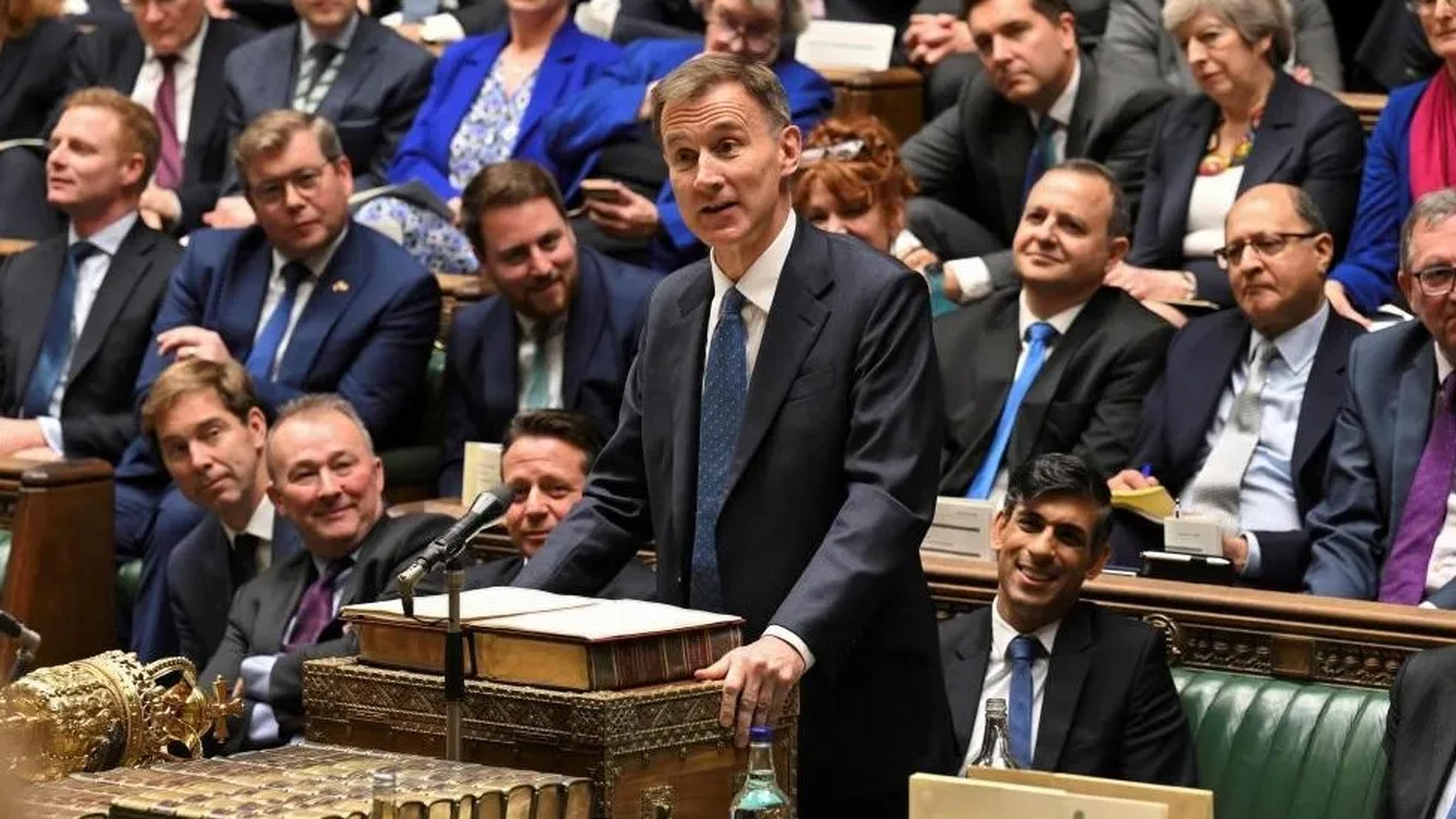 Chancellor Jeremy Hunt delivers the Autumn Statement 2023 (UK Parliament)