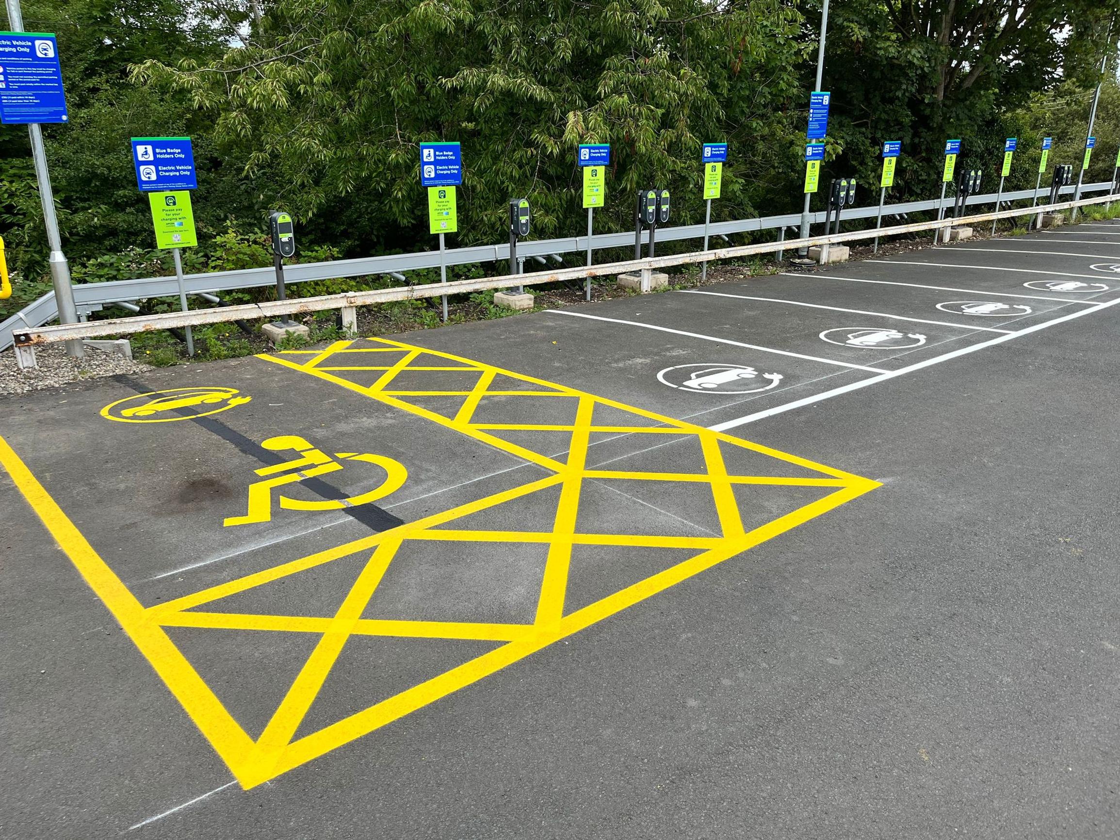 Compleo chargers at Droitwich