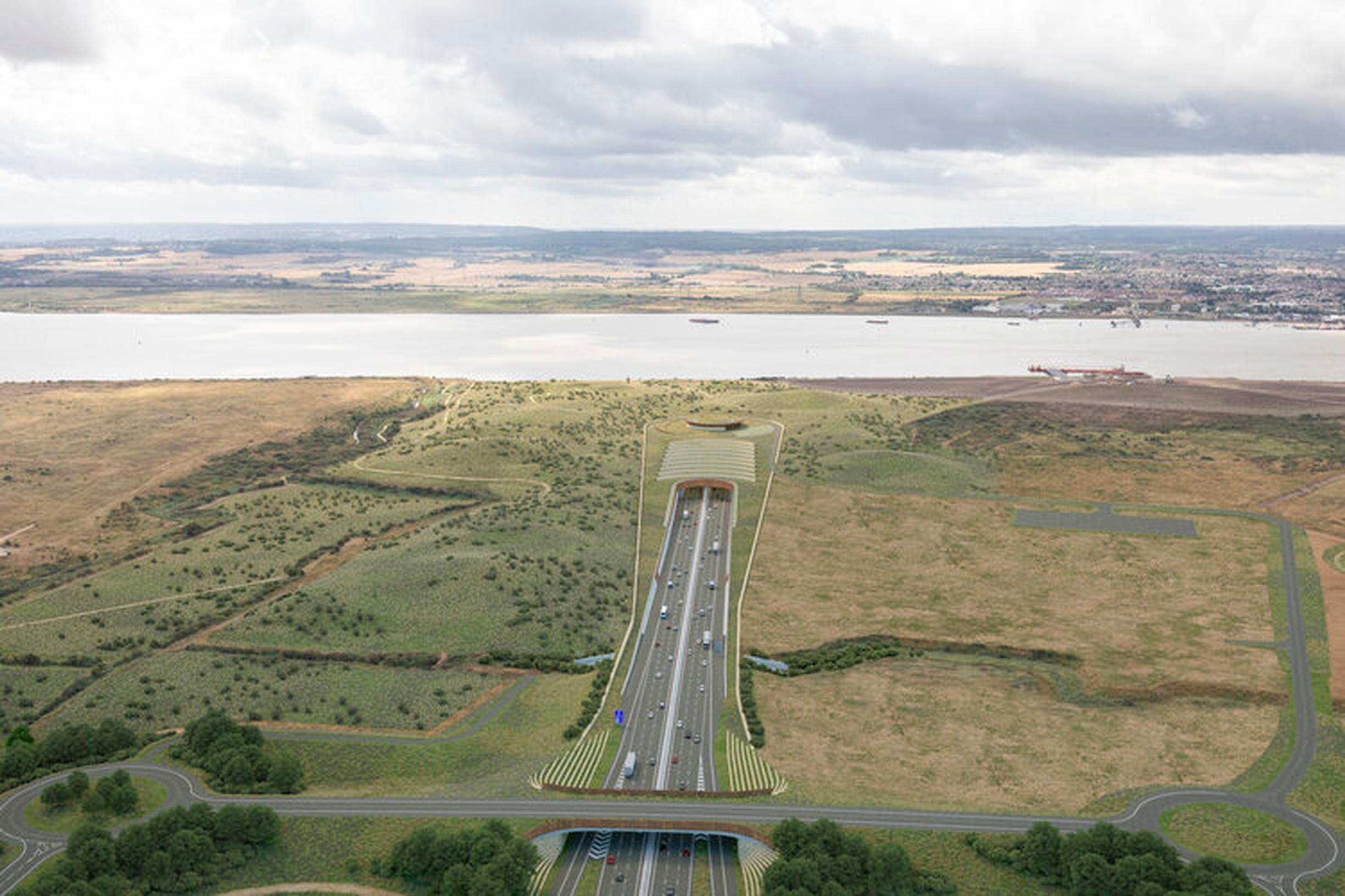 Design for the entrance to the Lower Thames Crossing