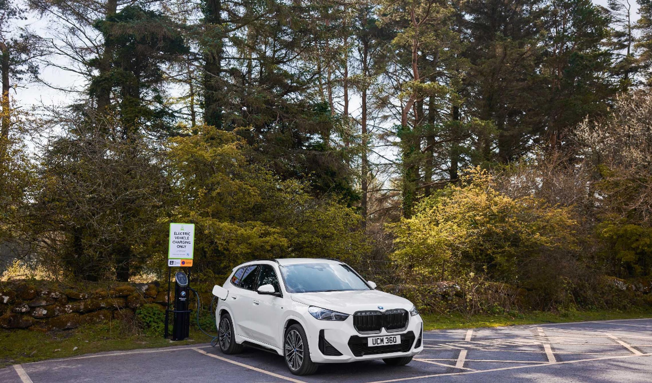 Dartmoor National Park`s new chargers have been funded by BMW UK through its Recharge in Nature partnership with National Parks UK