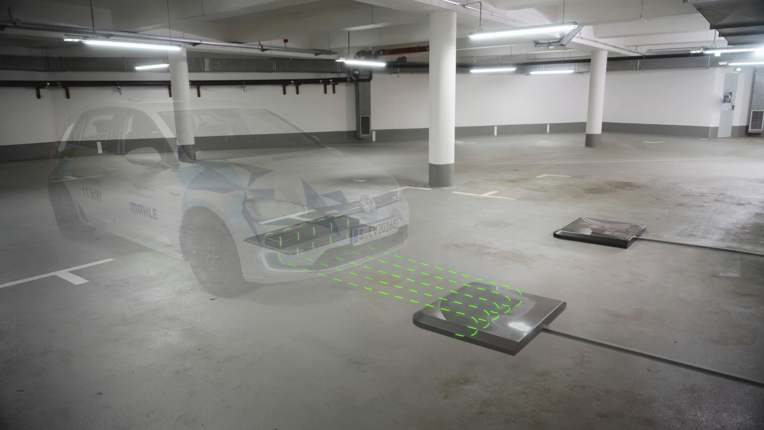 Germany technology company MAHLE has developed a positioning system that allows an electric vehicle to be reliably and precisely aligned above the charging coil in the floor.