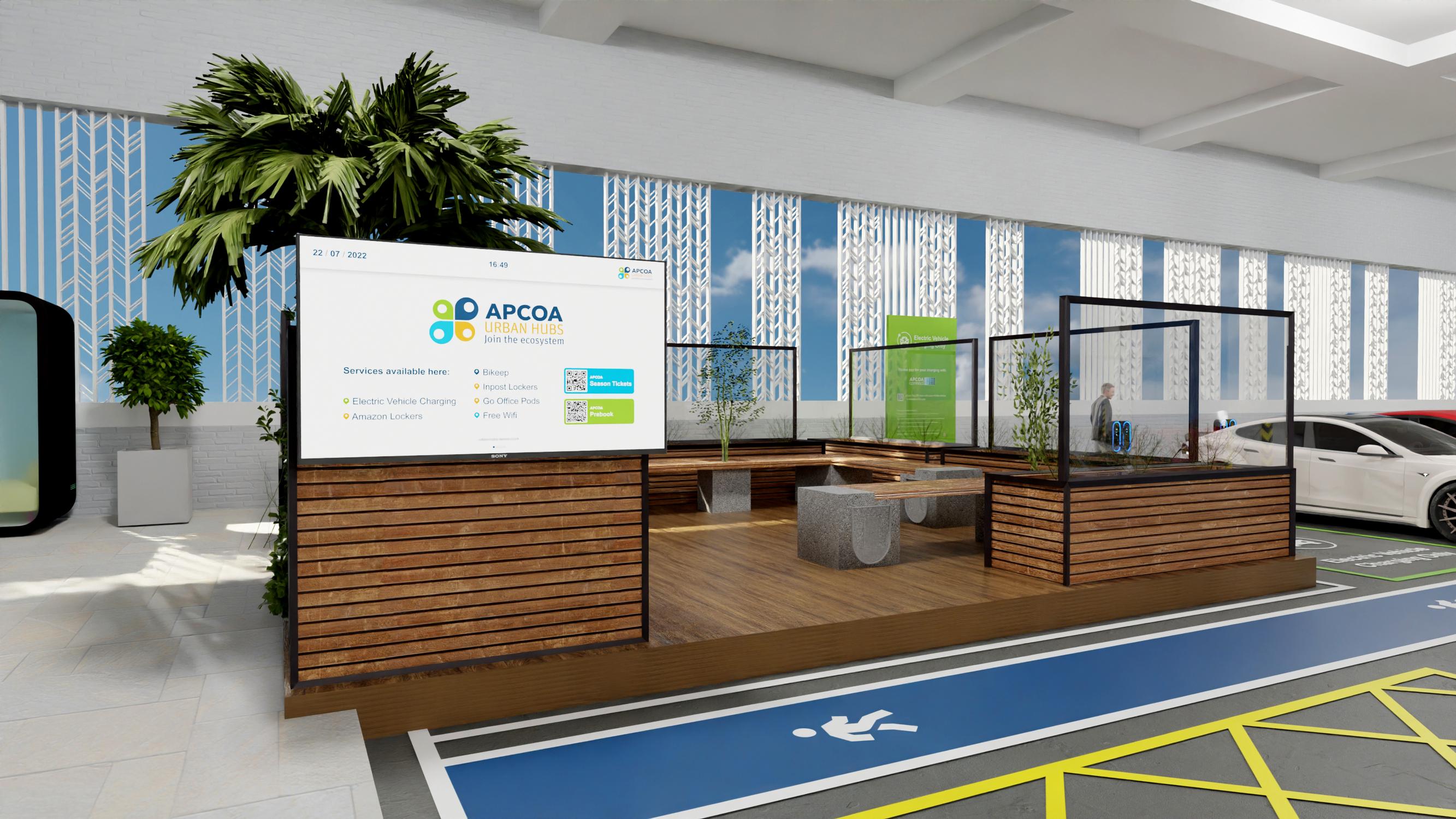 APCOA is championing the creation of mobility hubs in car parks