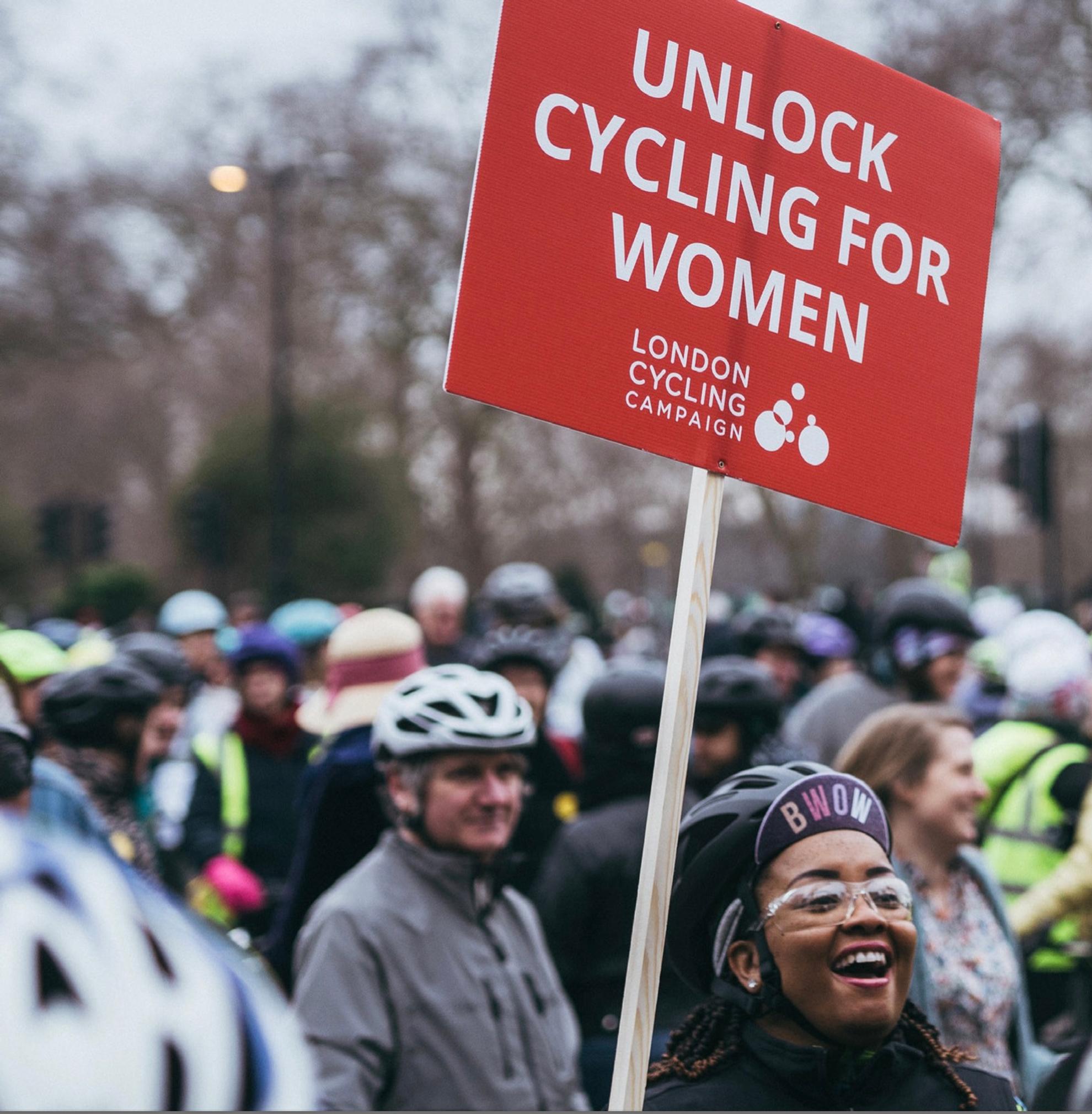 Nearly half of women in the LCC survey said that good cycle infrastructure would help them switch to cycling from other forms of transport for local journeys