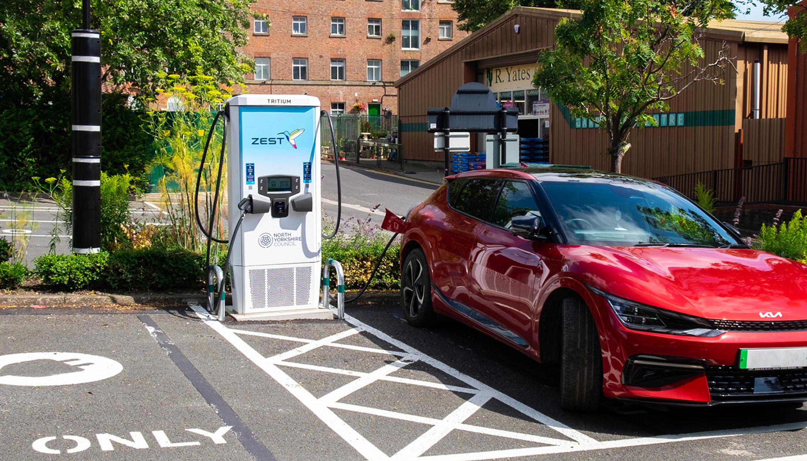 A Zest chargepoint installation