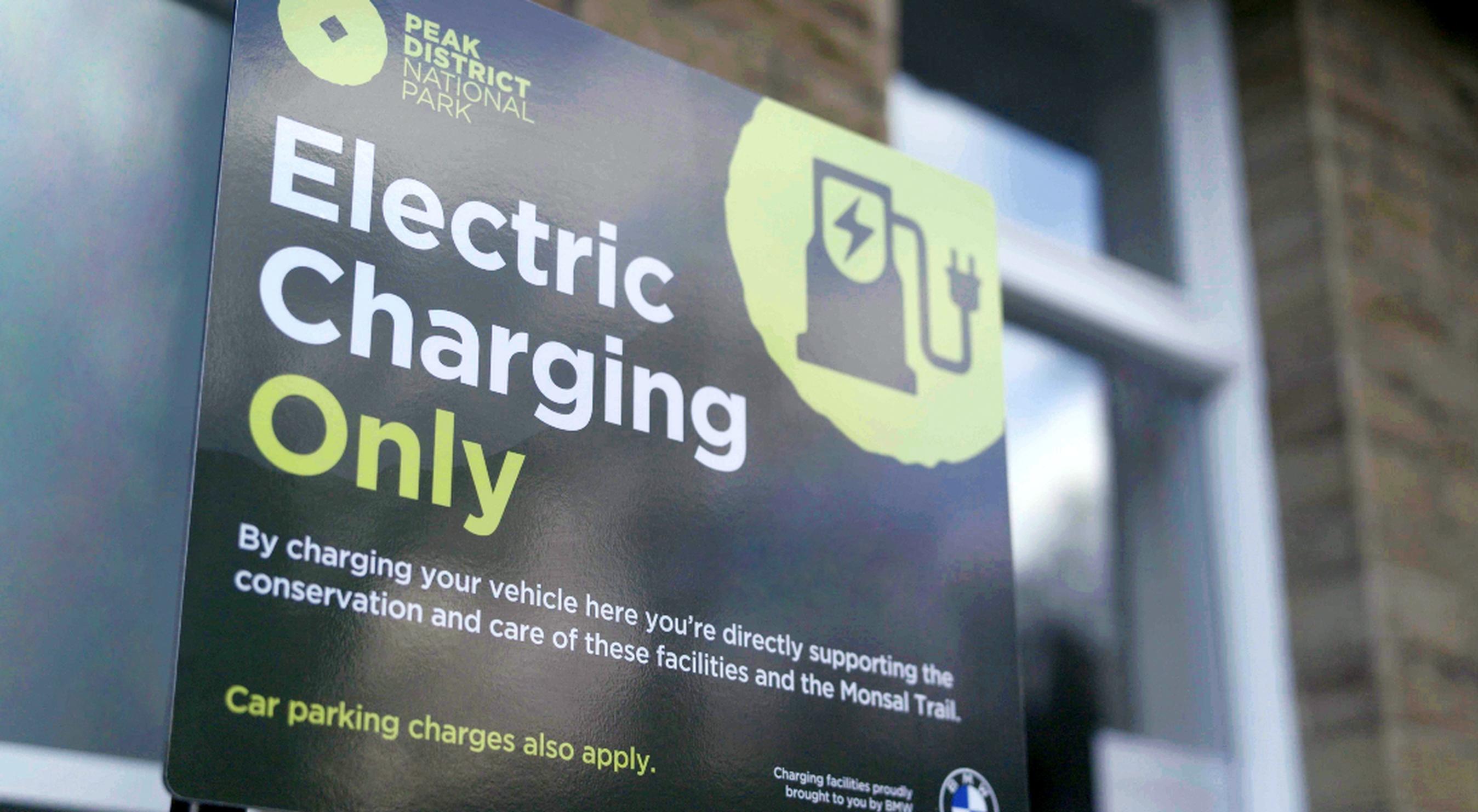 EV charging in the Peak District National Park