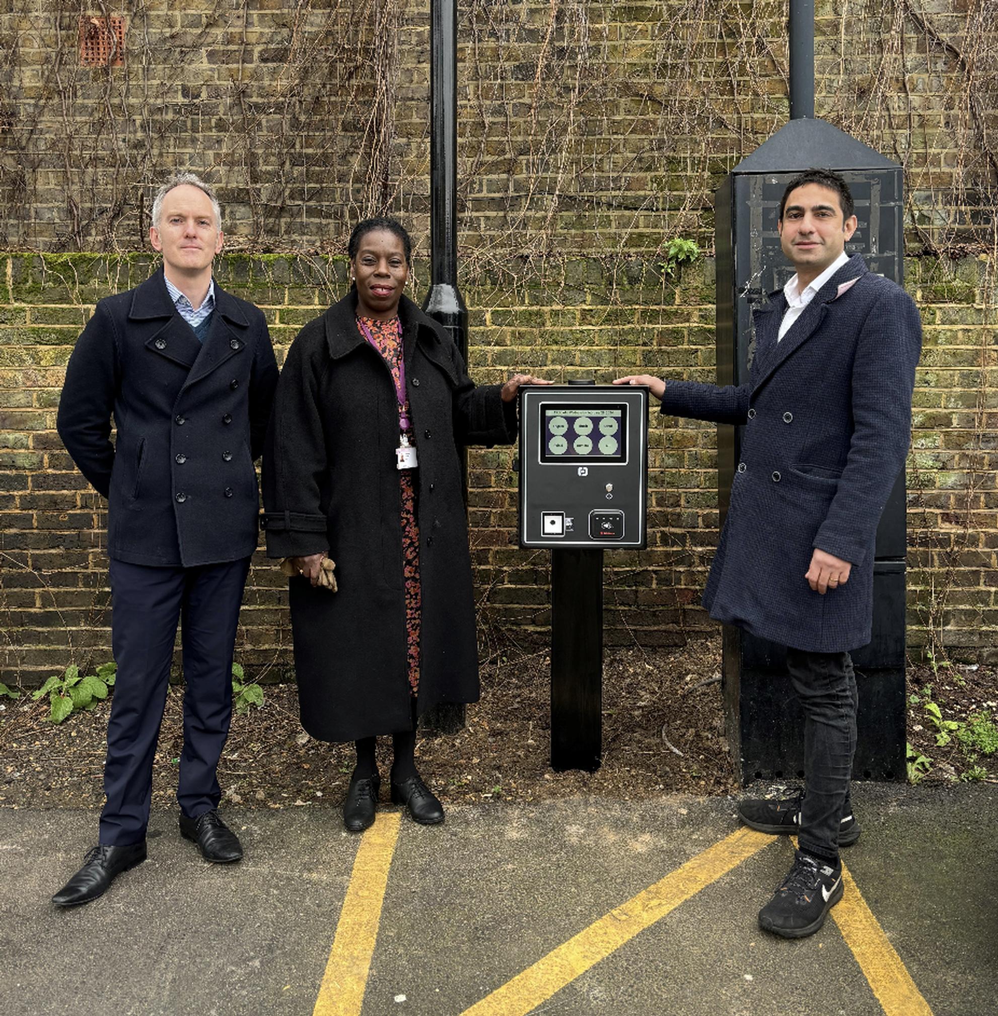 Hounslow’s Tom Sargeant, Jacqueline Joseph and Cllr Salman Sheen