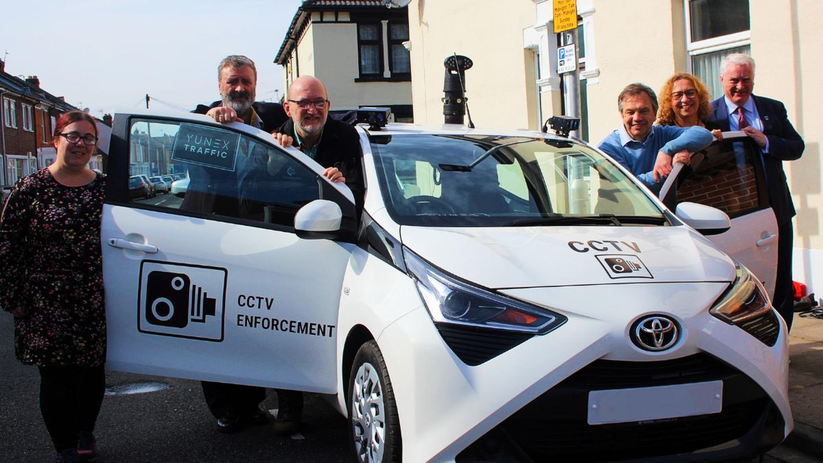 Portsmouth`s new CCTV car