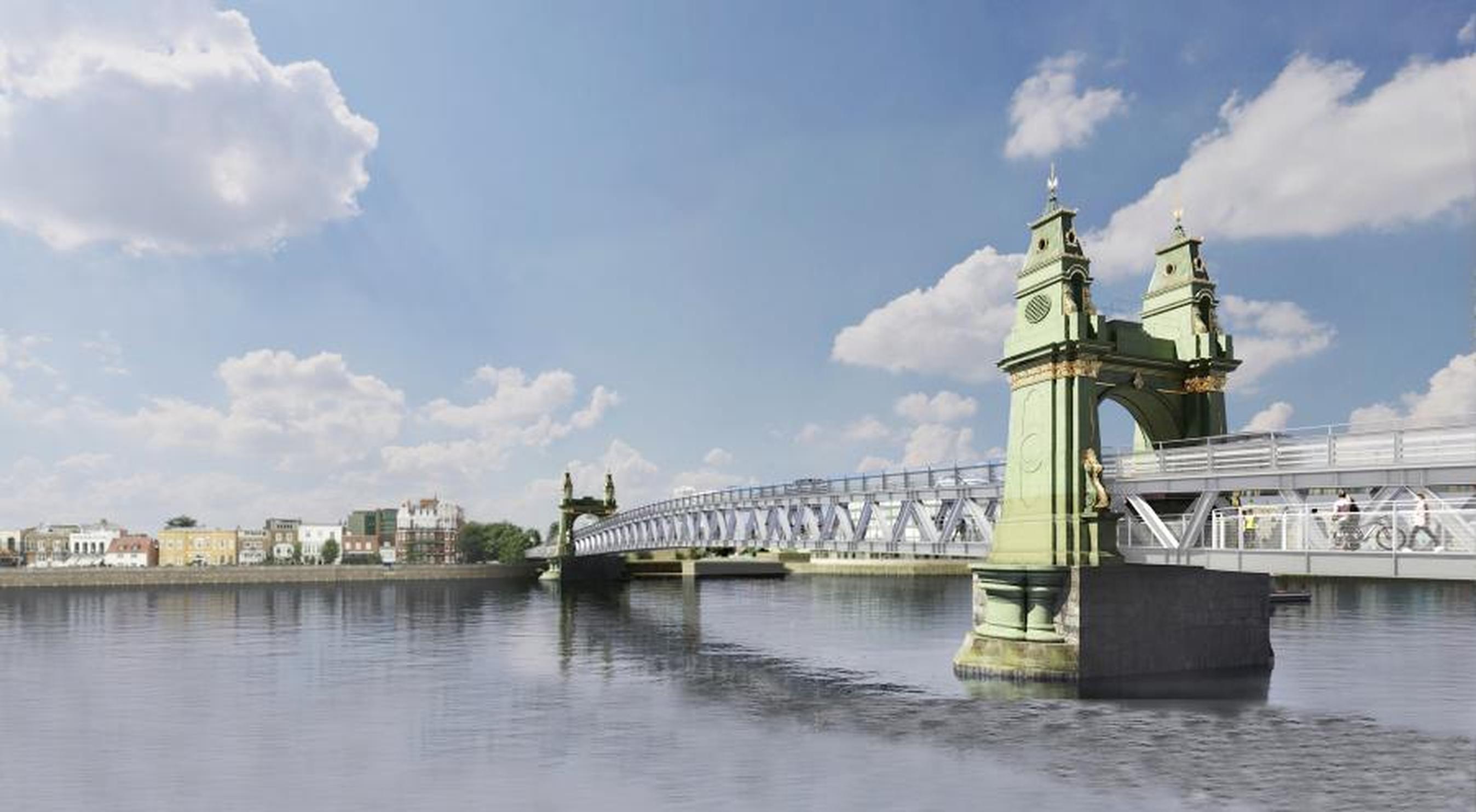 The Grade II listed Hammersmith Bridge, which opened in 1887, was closed in 2020 after defects were found