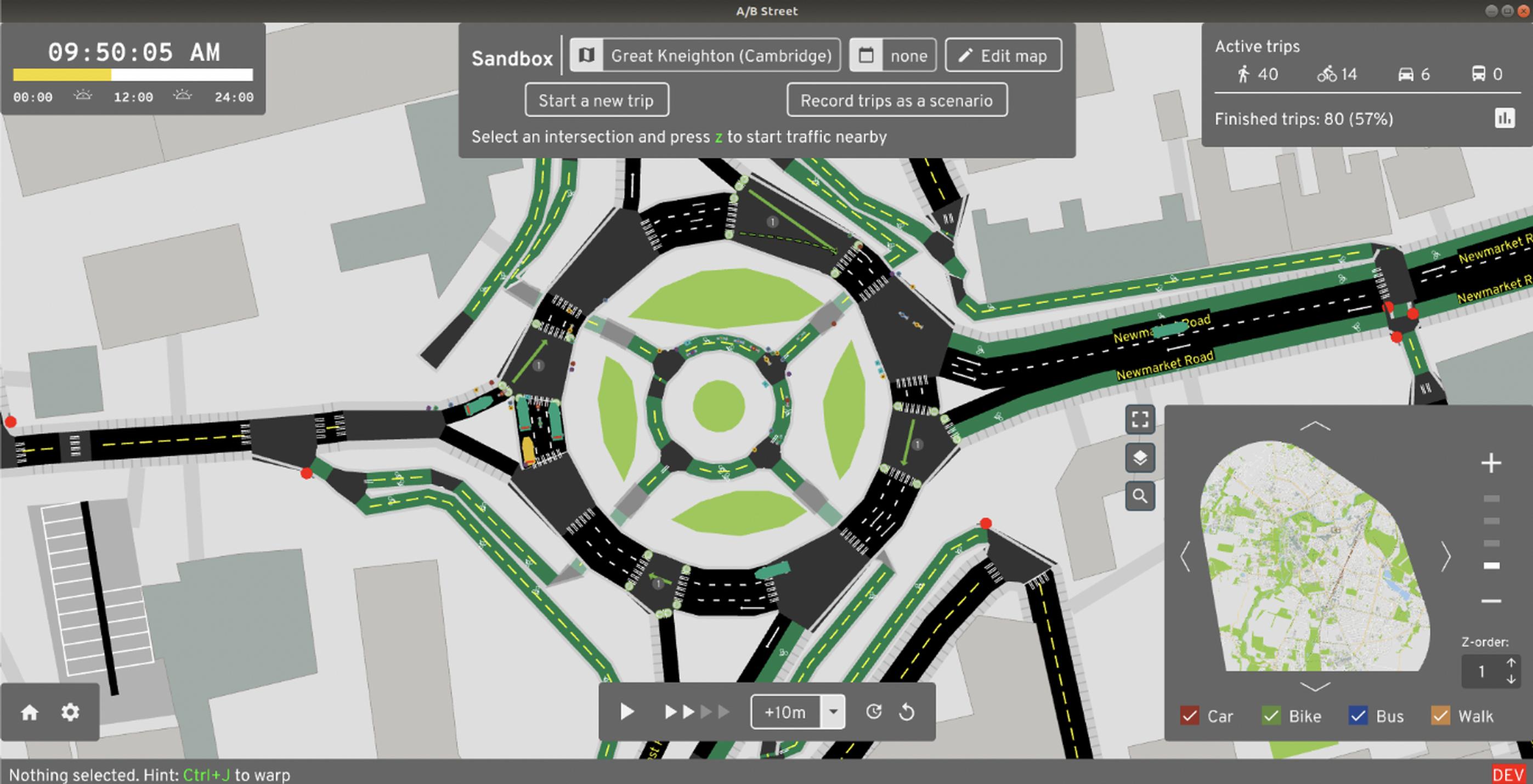 Source: A/B Street, free, open source, gamified transport planning software: github.com/dabreegster/abstreet