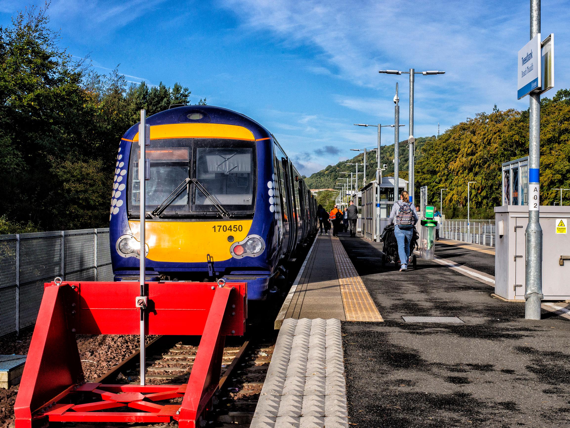 The Borders Railway currently ends at Tweedbank